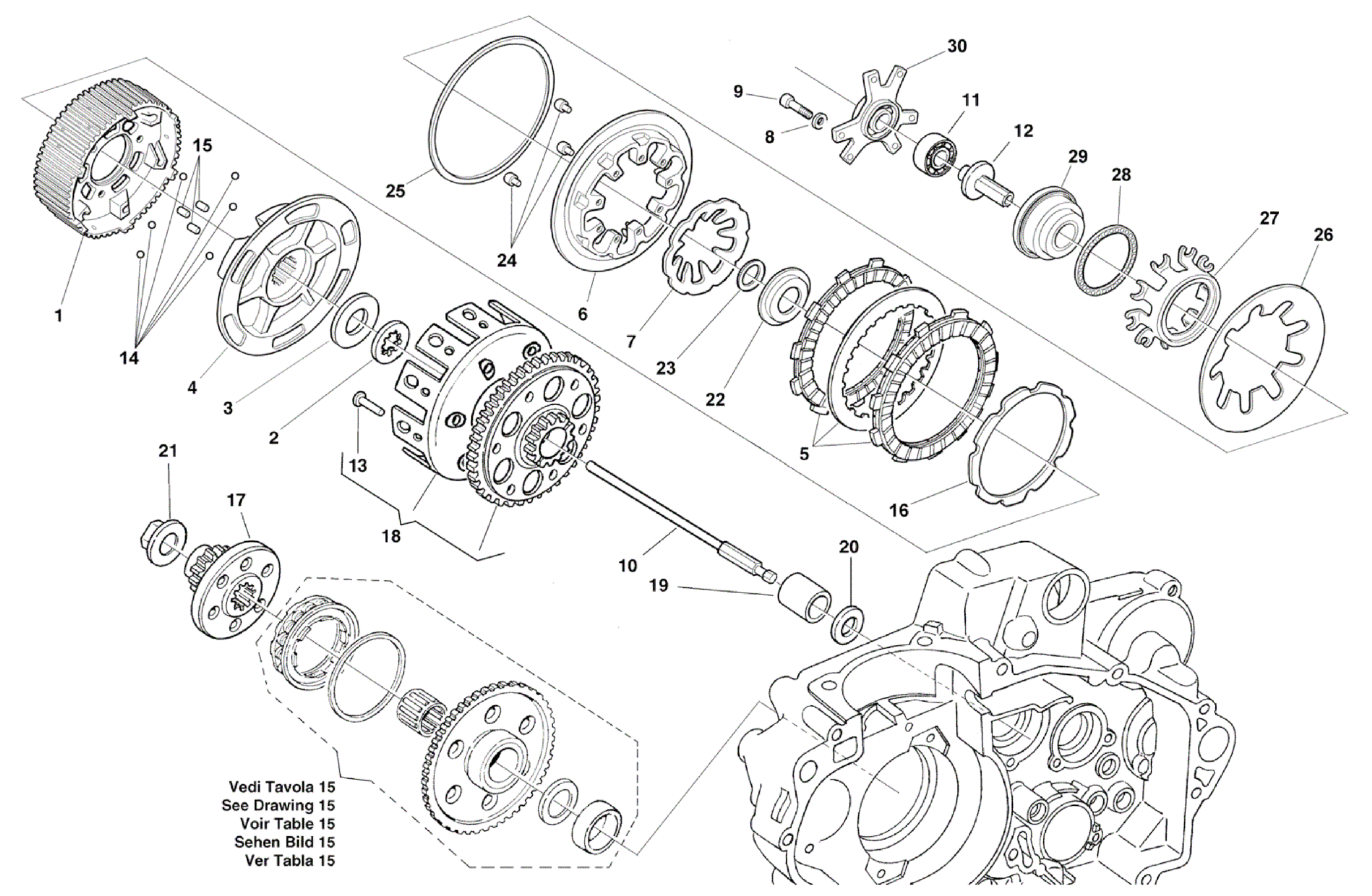 PRIMARY DRIVE - CLUTCH