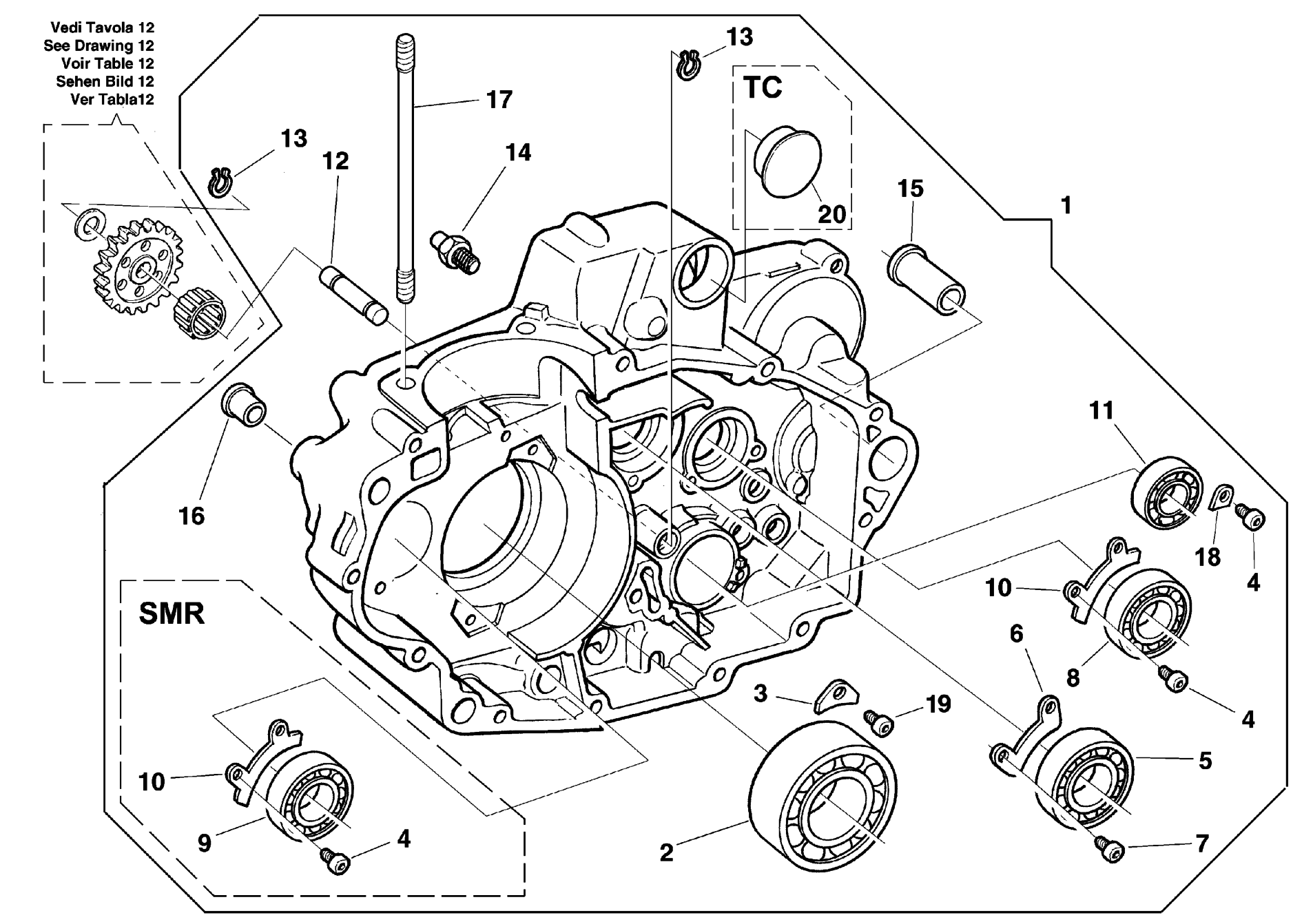 CRANKCASE CARTER R.H.