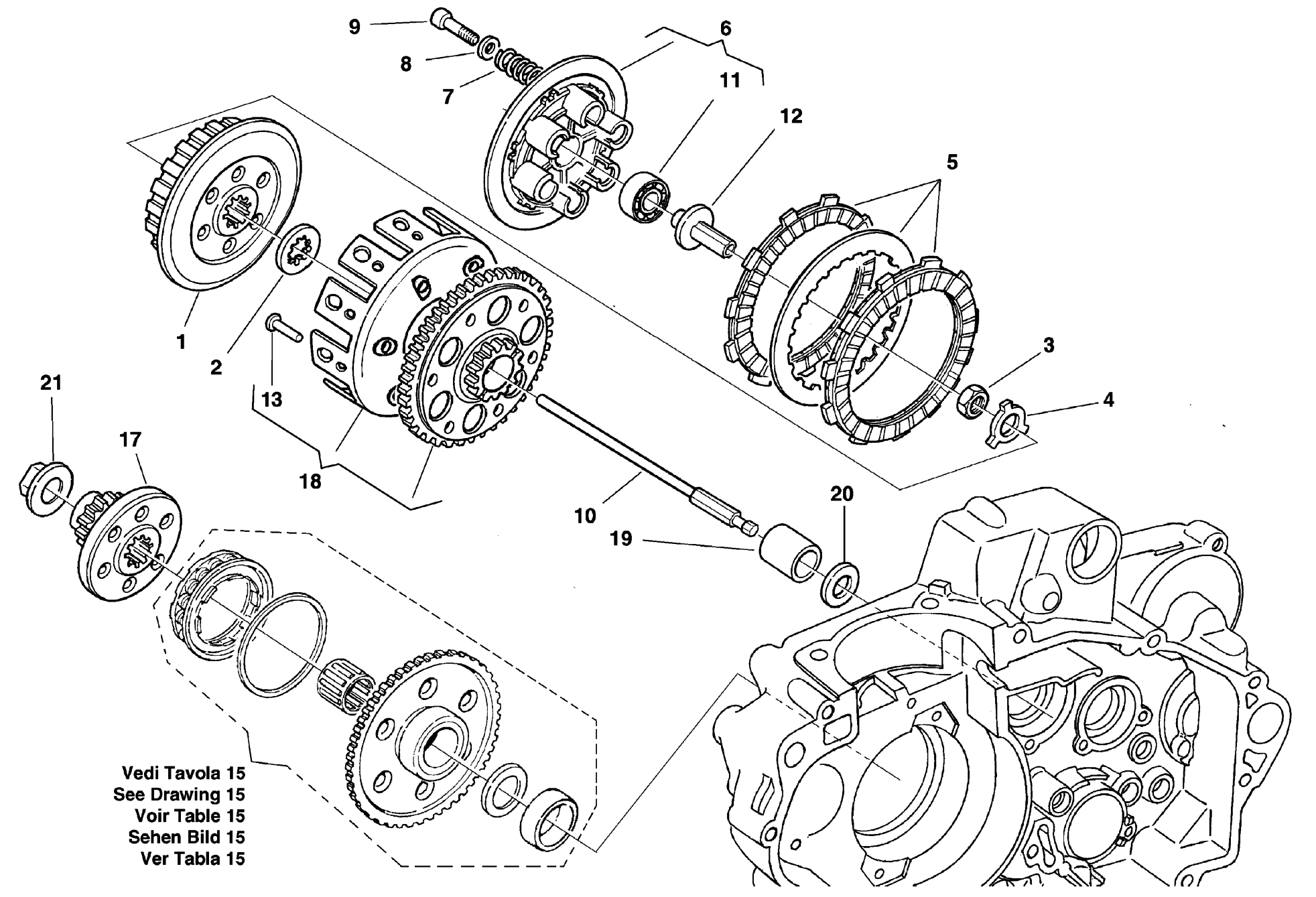 PRIMARY DRIVE - CLUTCH