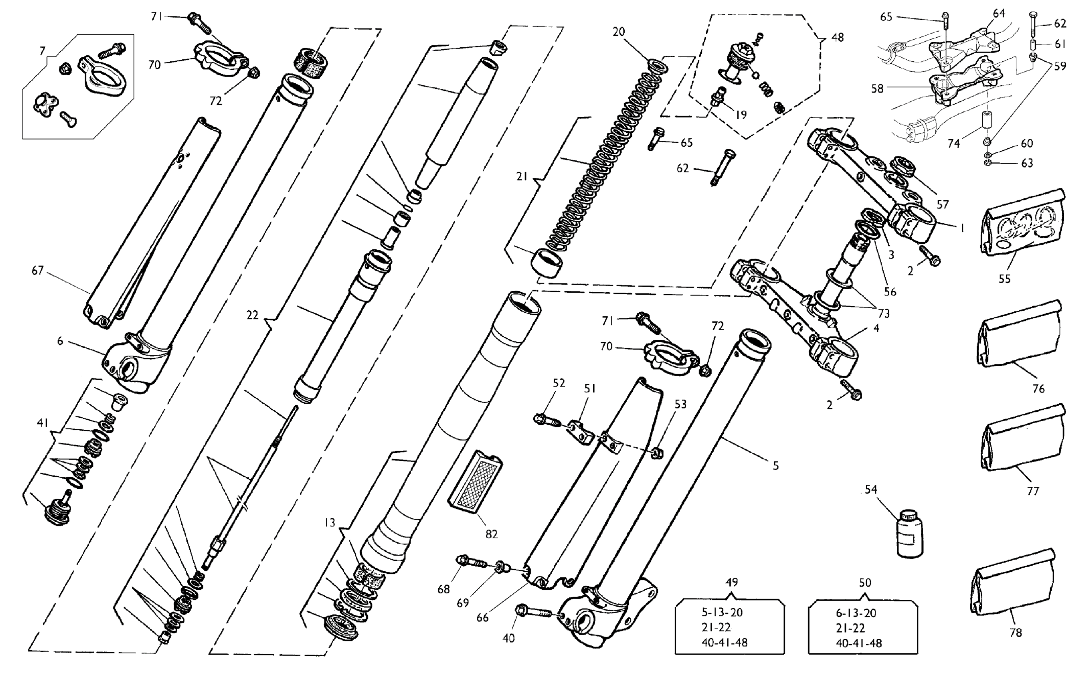 FRONT FORK (TE 250)