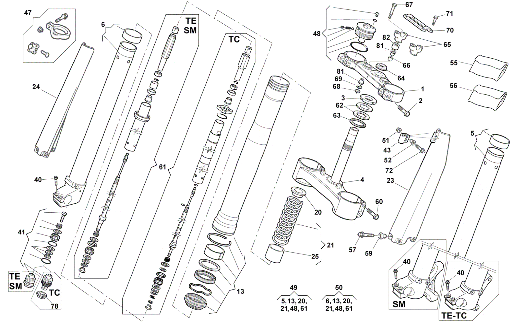 FRONT FORK (450-510)