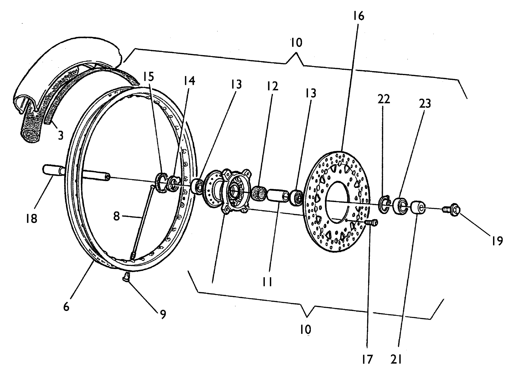 FRONT WHEEL (SMR)