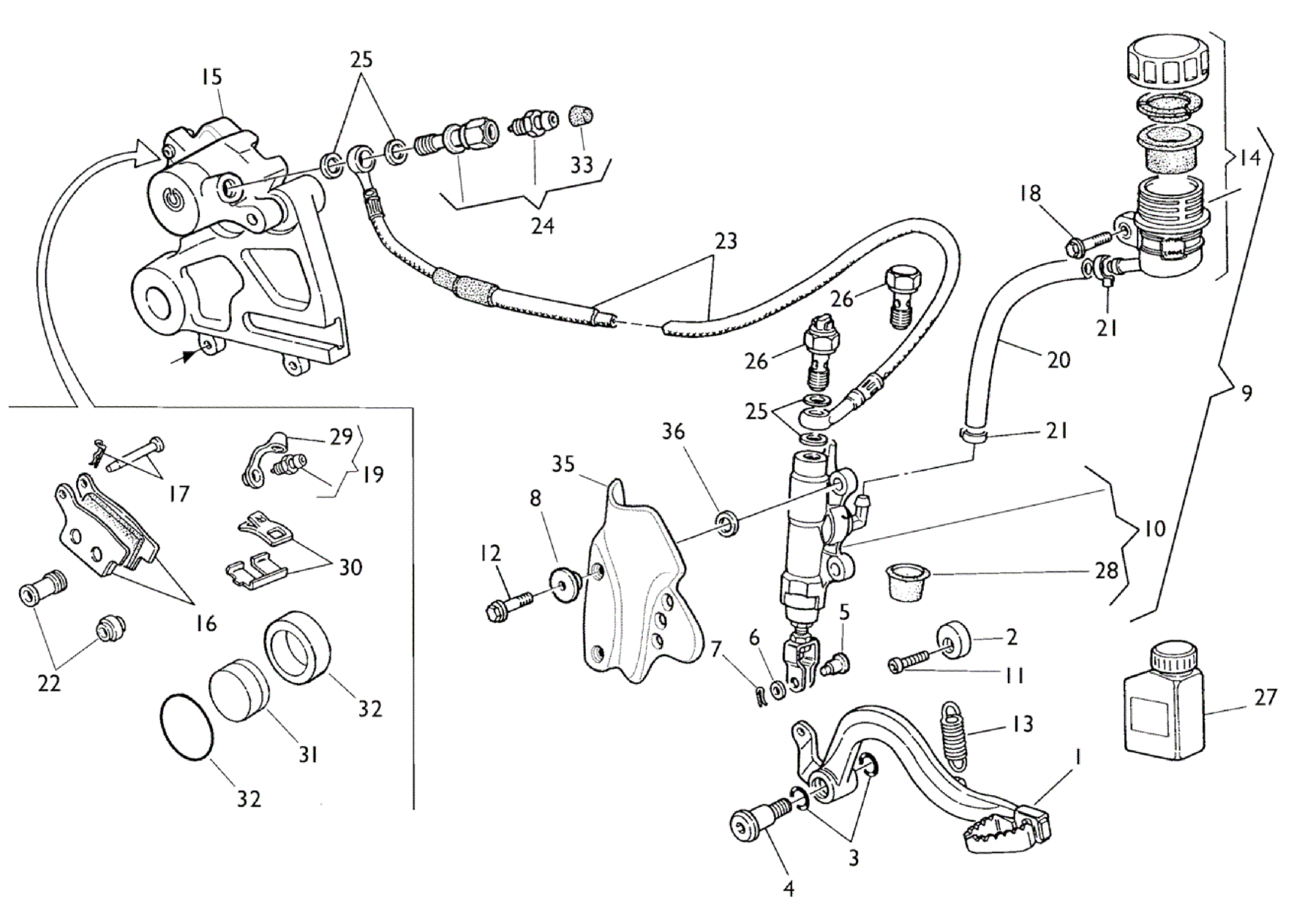 REAR BRAKE SYSTEM