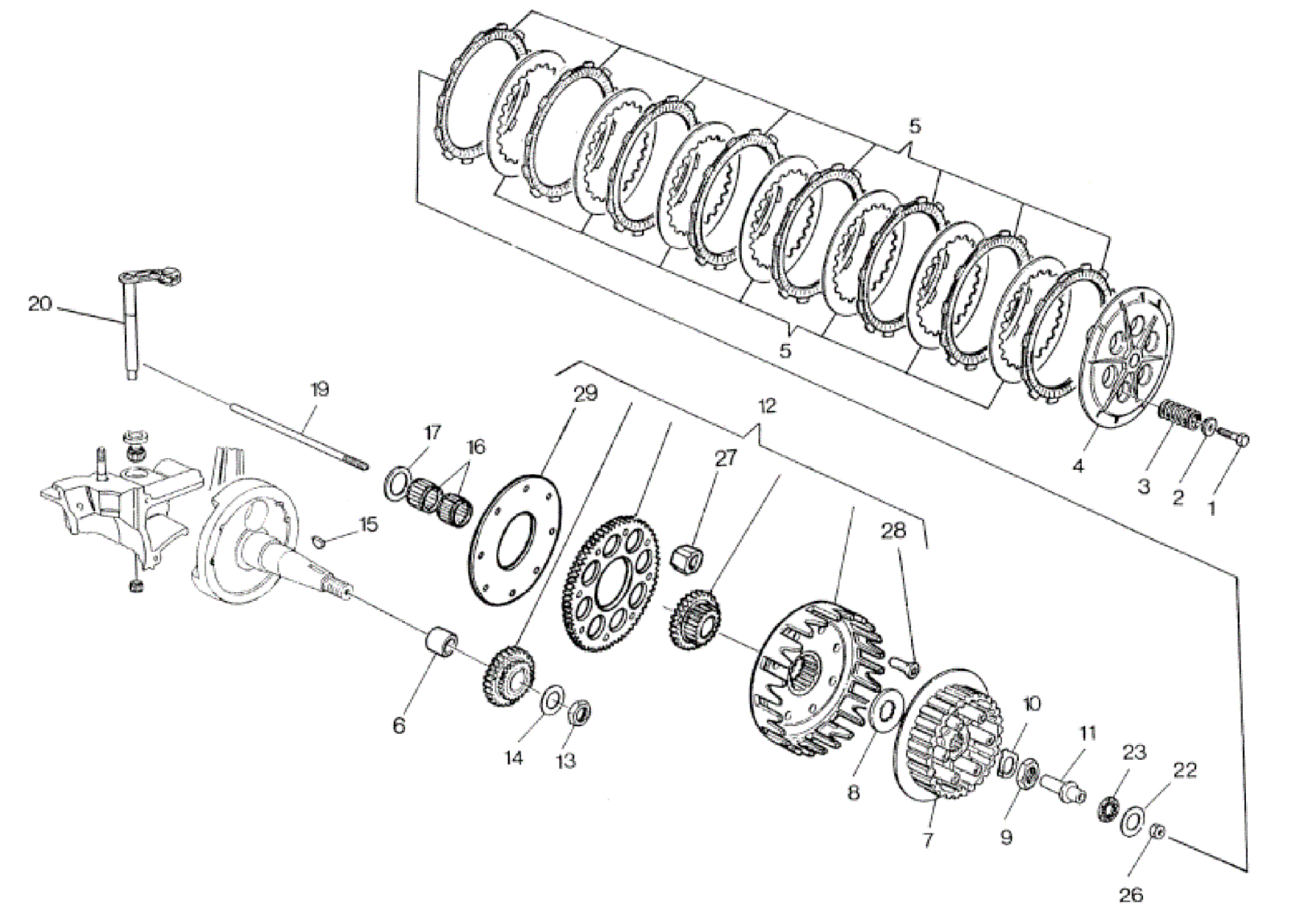 PRIMARY DRIVE - CLUTCH