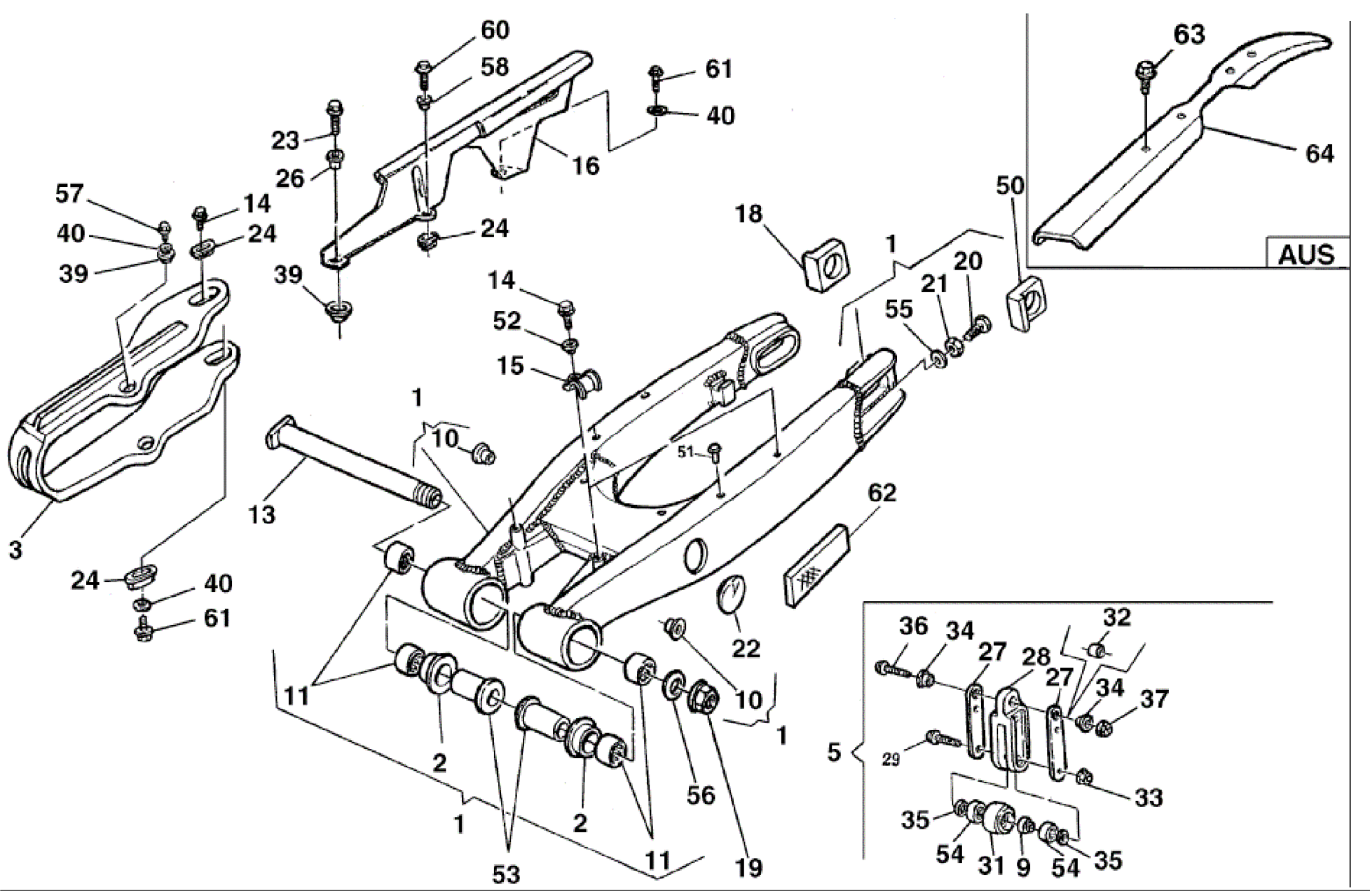 REAR SWING ARM