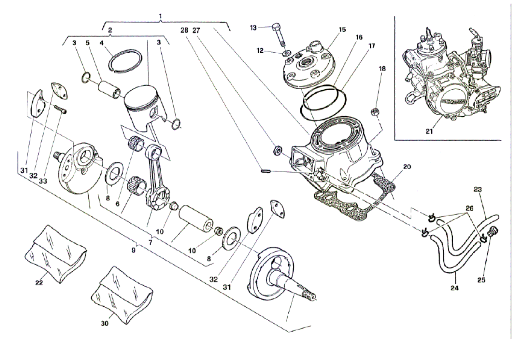 CRANKSHAFT - CYLINDER