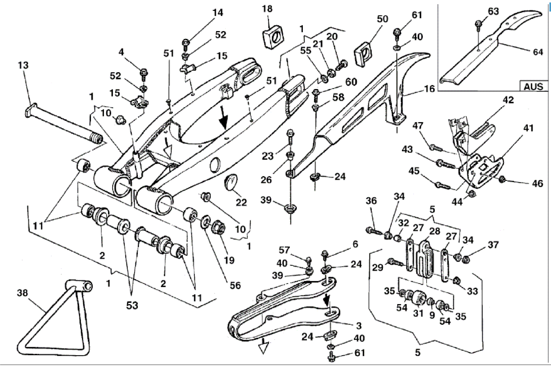 REAR SWING ARM