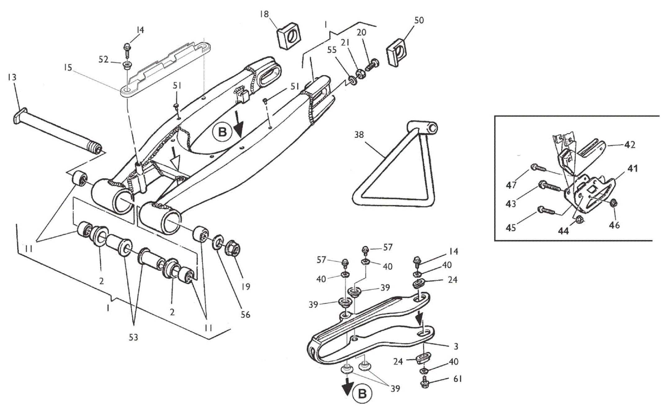 REAR SWING ARM