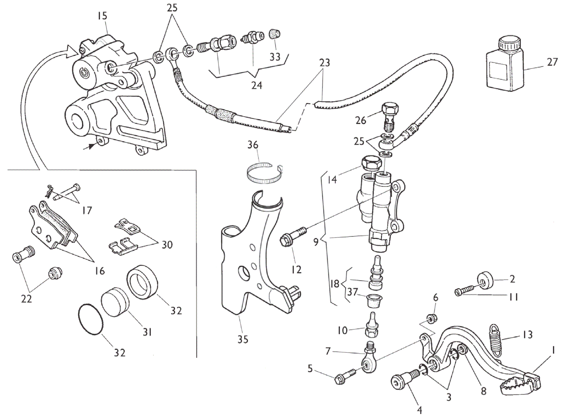 REAR BRAKE SYSTEM