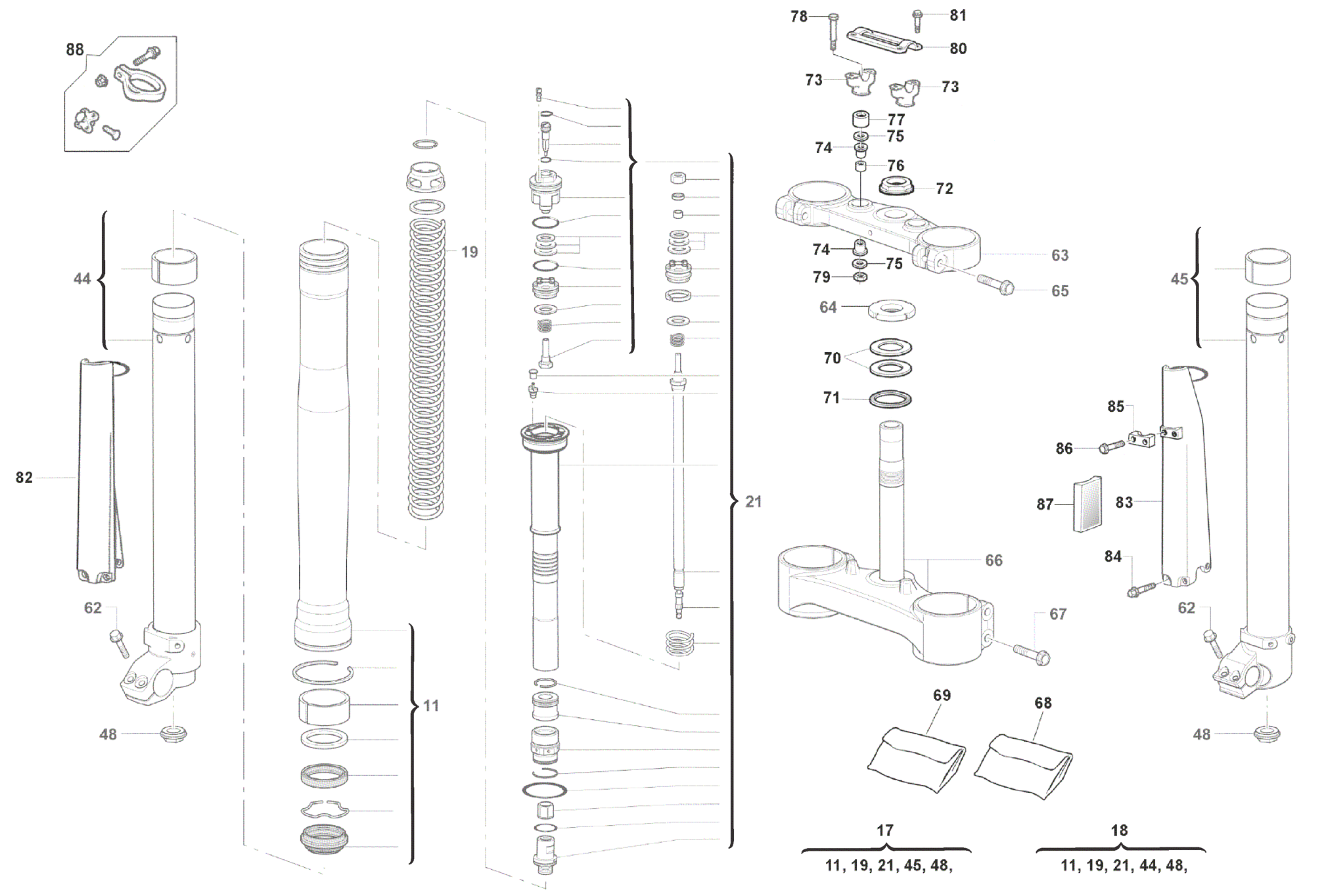 FRONT FORK ASSEMBLY