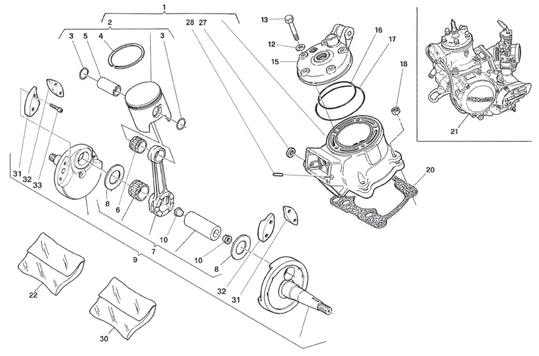 CRANKSHAFT - CYLINDER