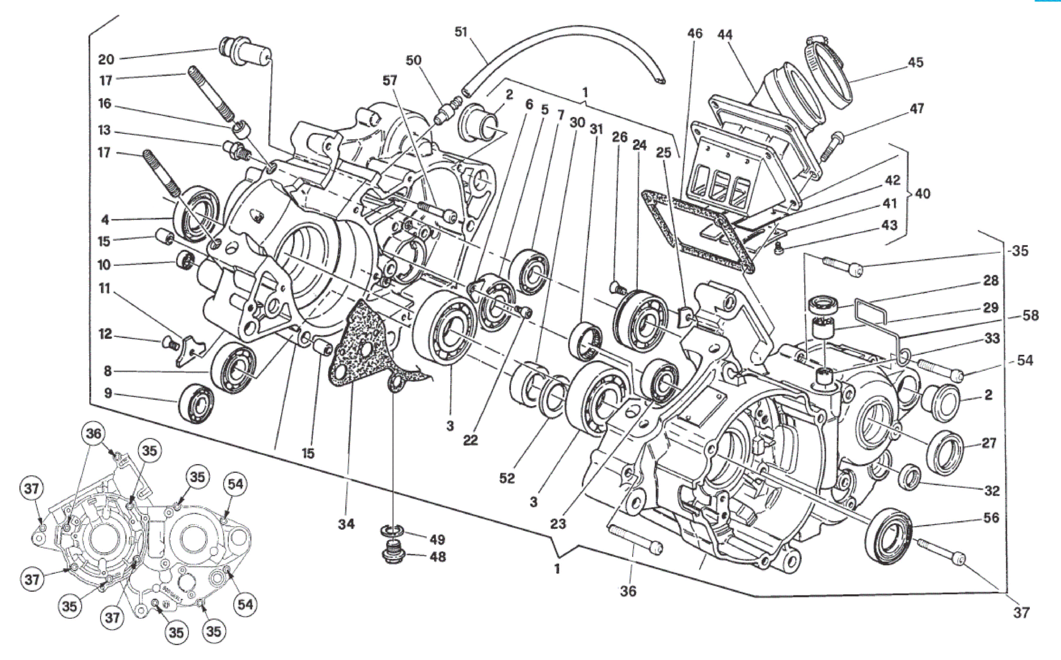 CRANKCASE CARTER