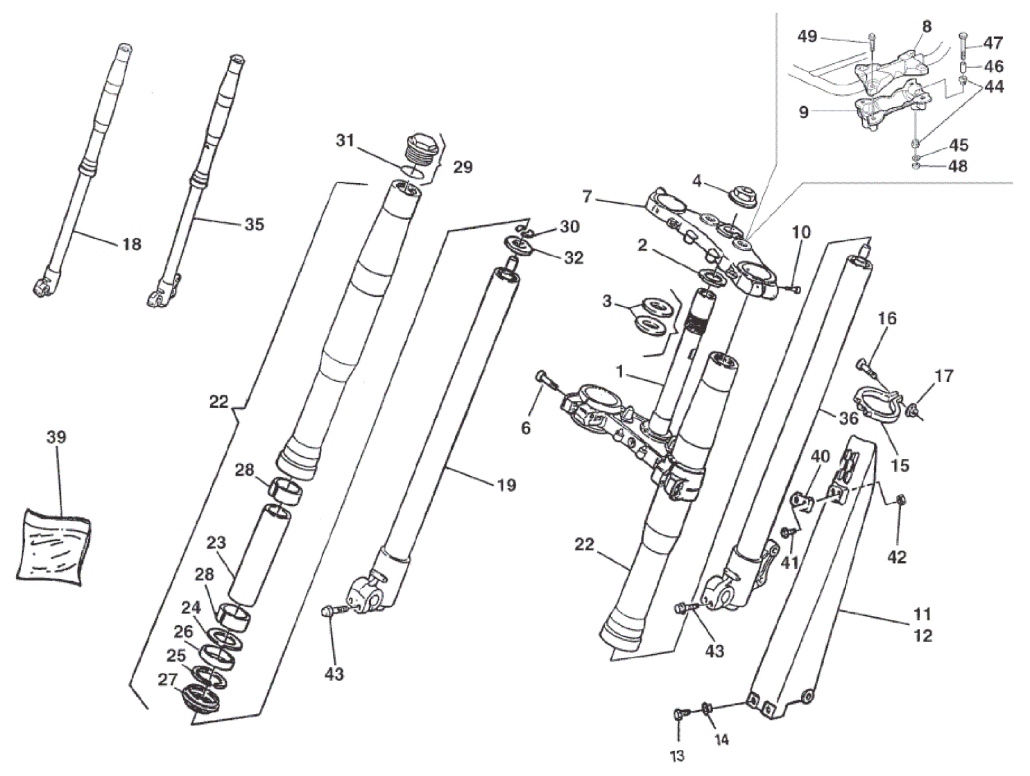 FRONT FORK ASSEMBLY