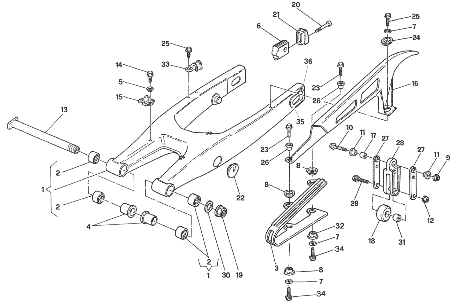 REAR SWING ARM