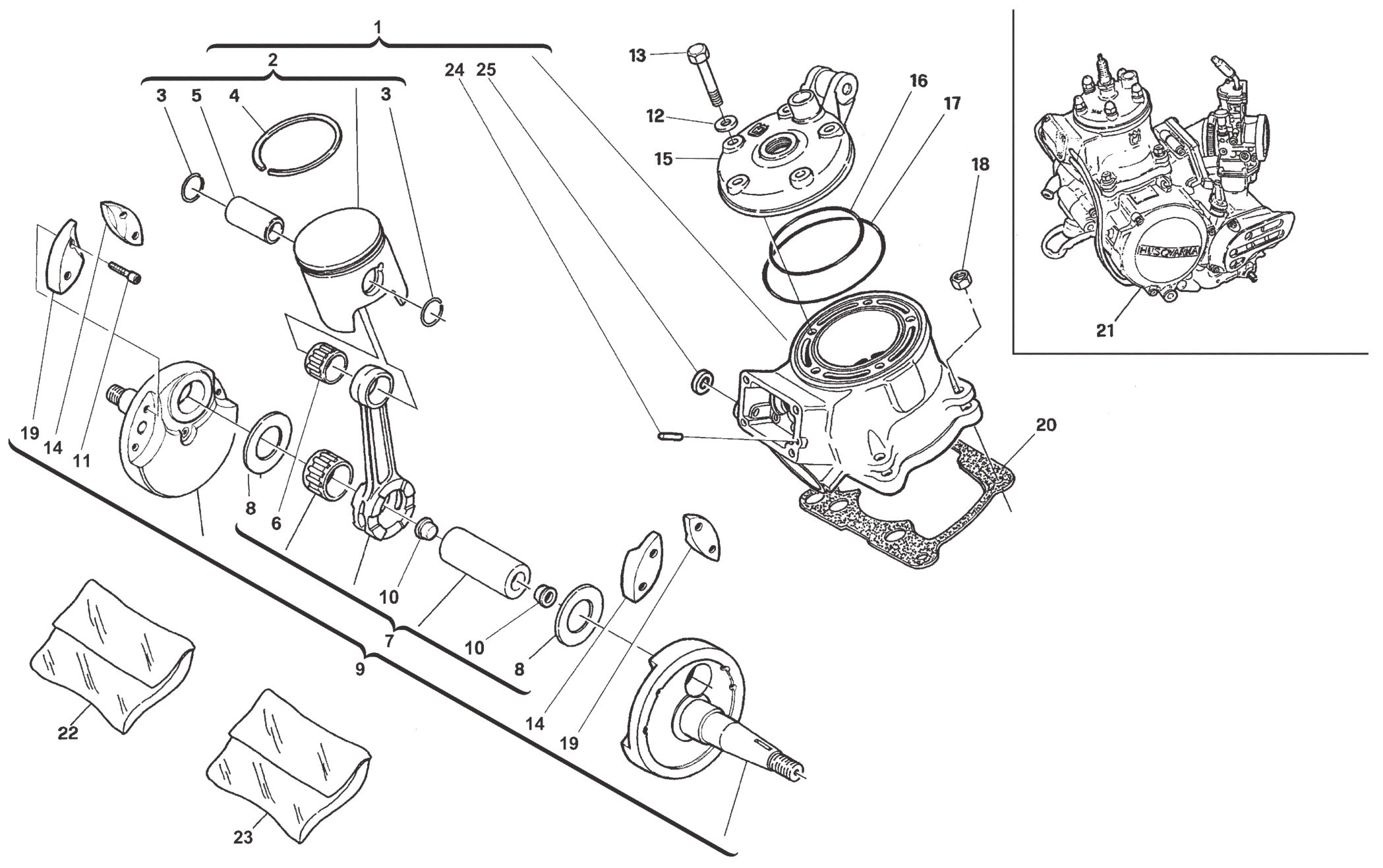 CRANKSHAFT - CYLINDER