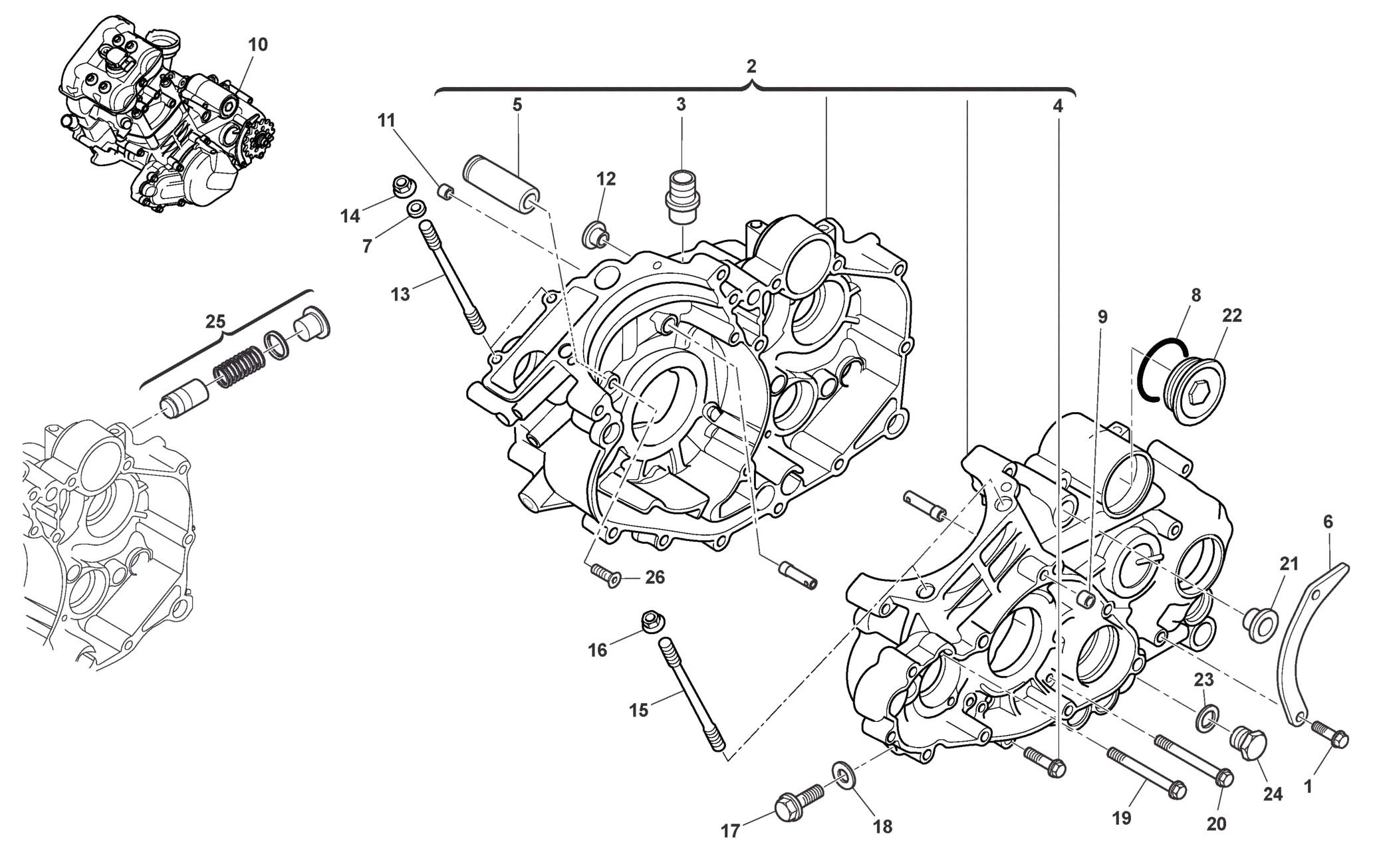 CRANKCASE CARTER