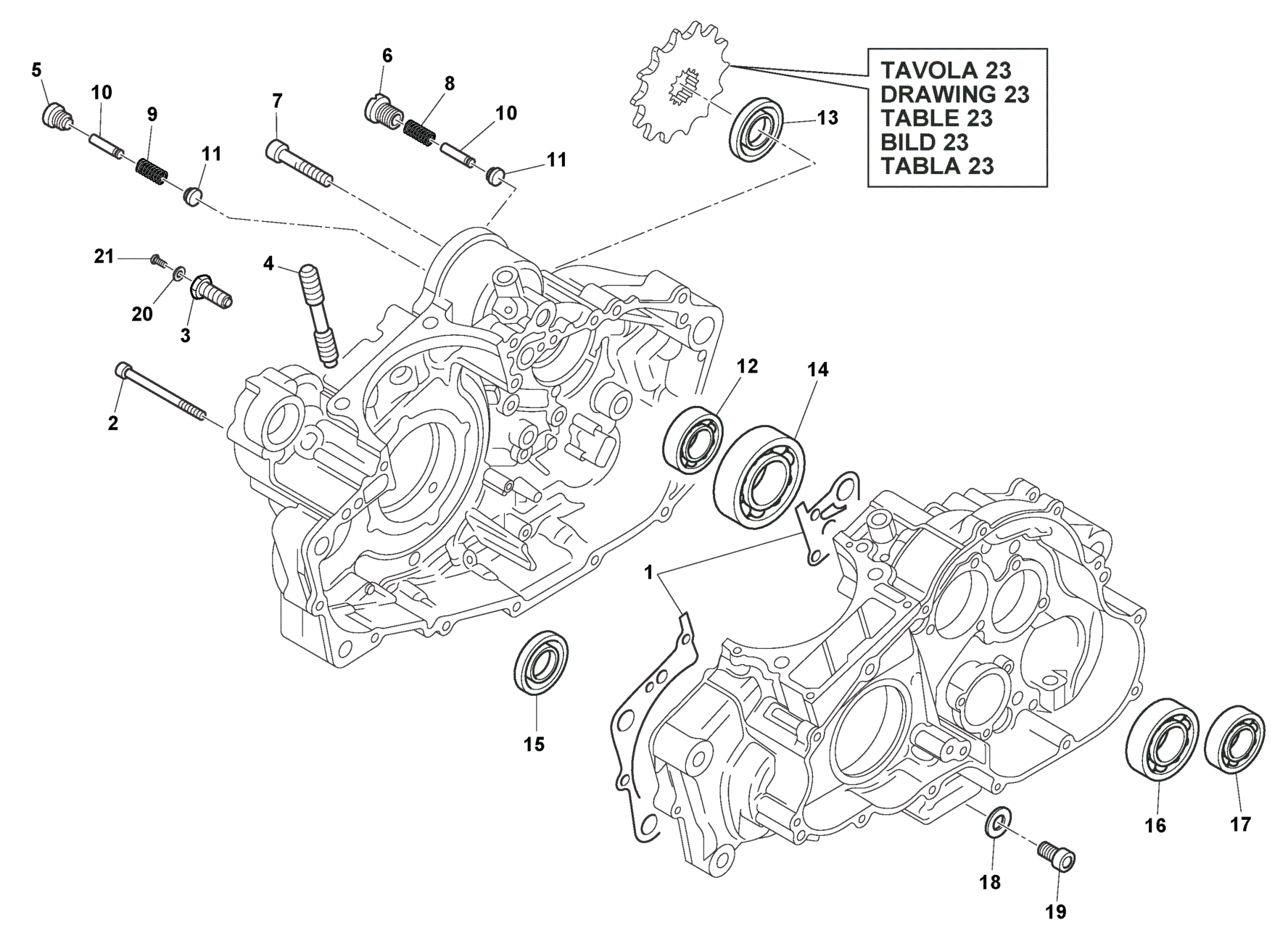 CRANKCASE PARTS