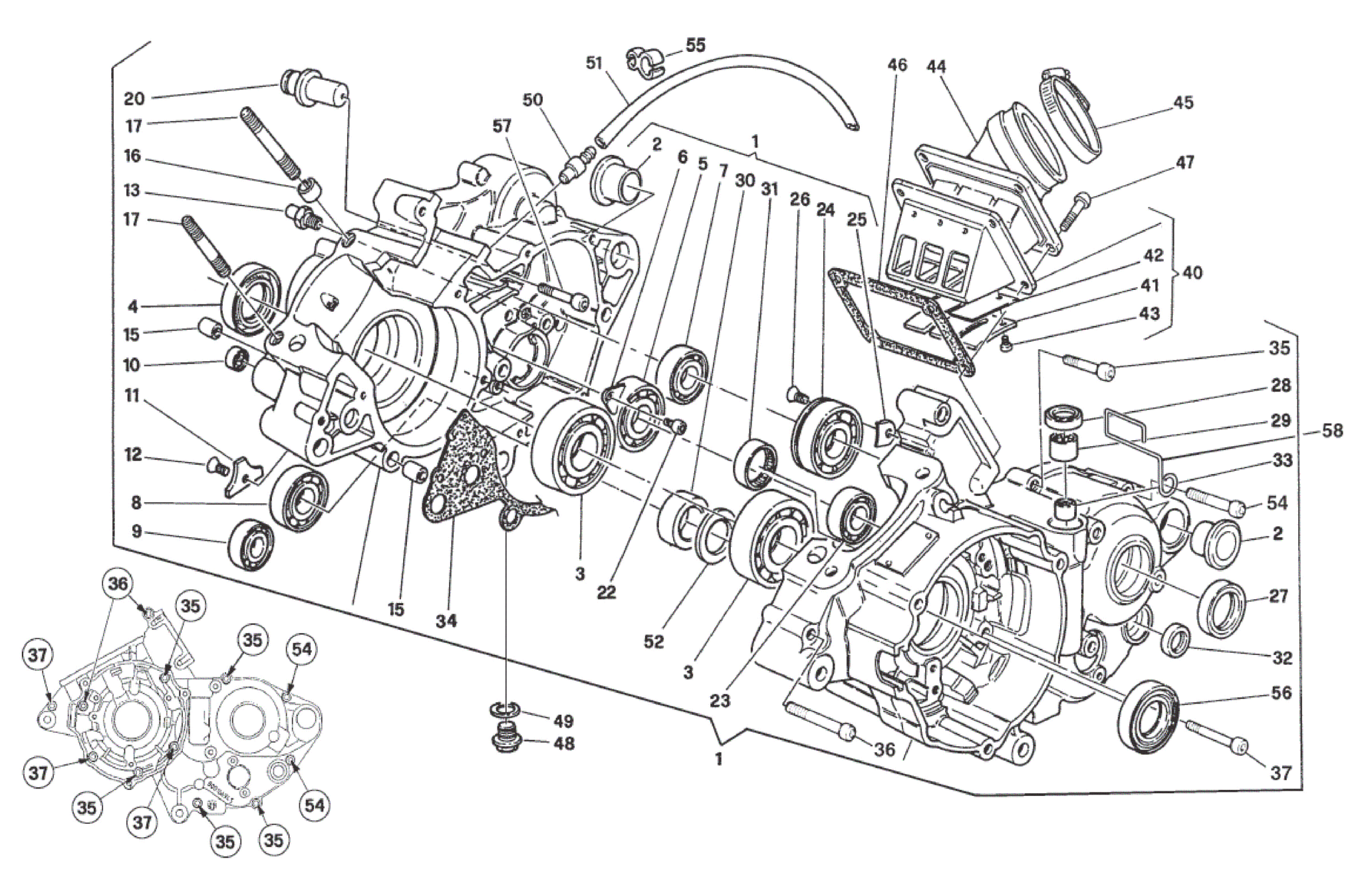 CRANKCASE CARTER