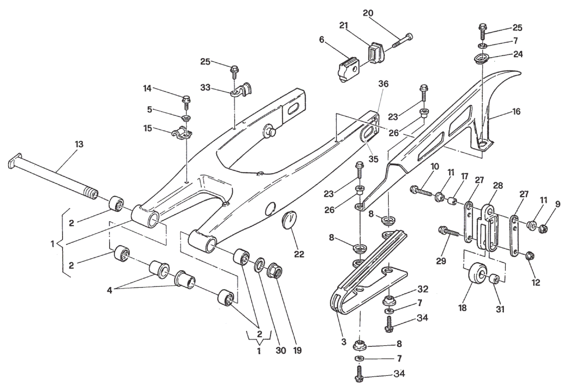 REAR SWING ARM