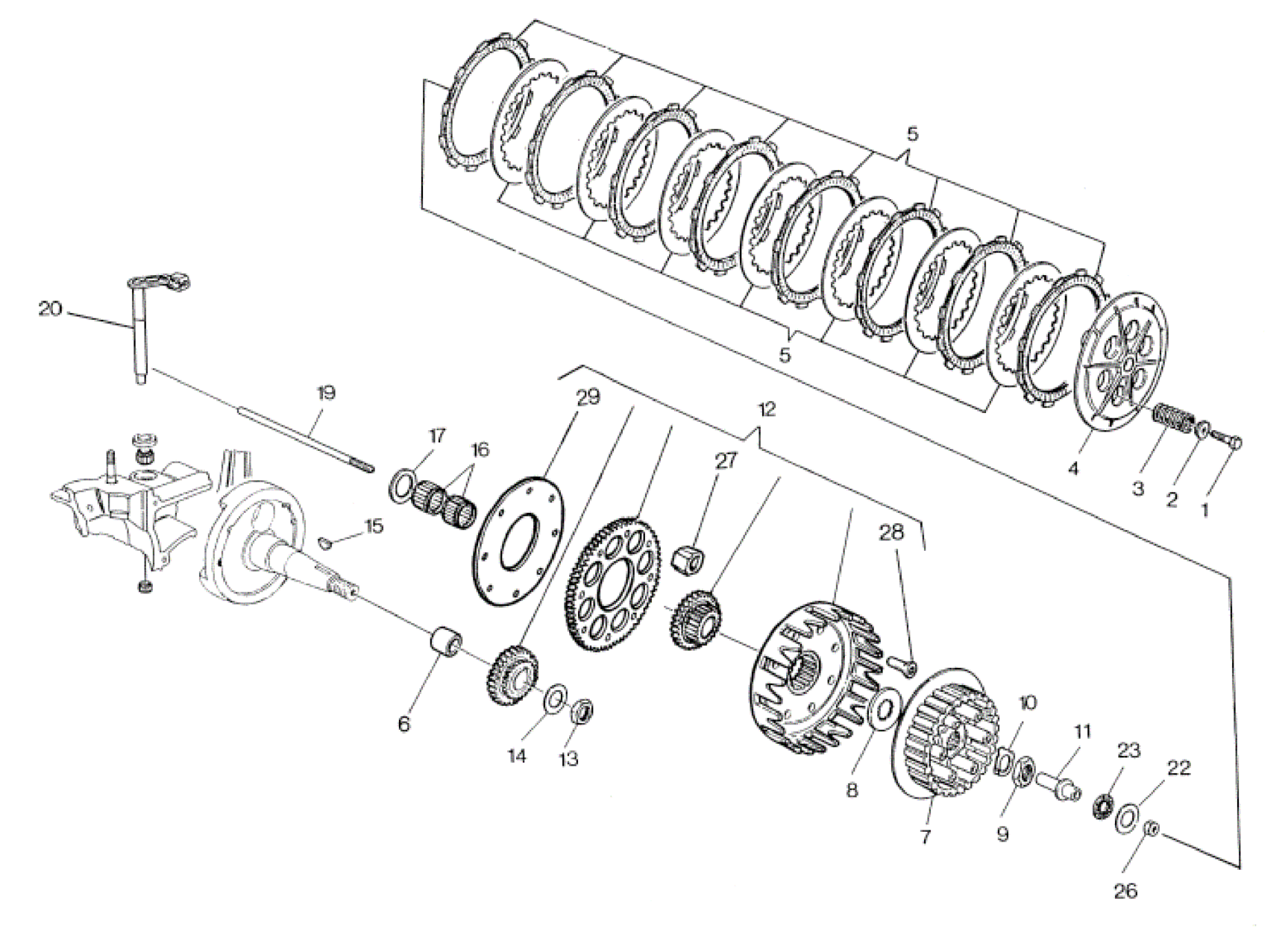 PRIMARY DRIVE - CLUTCH