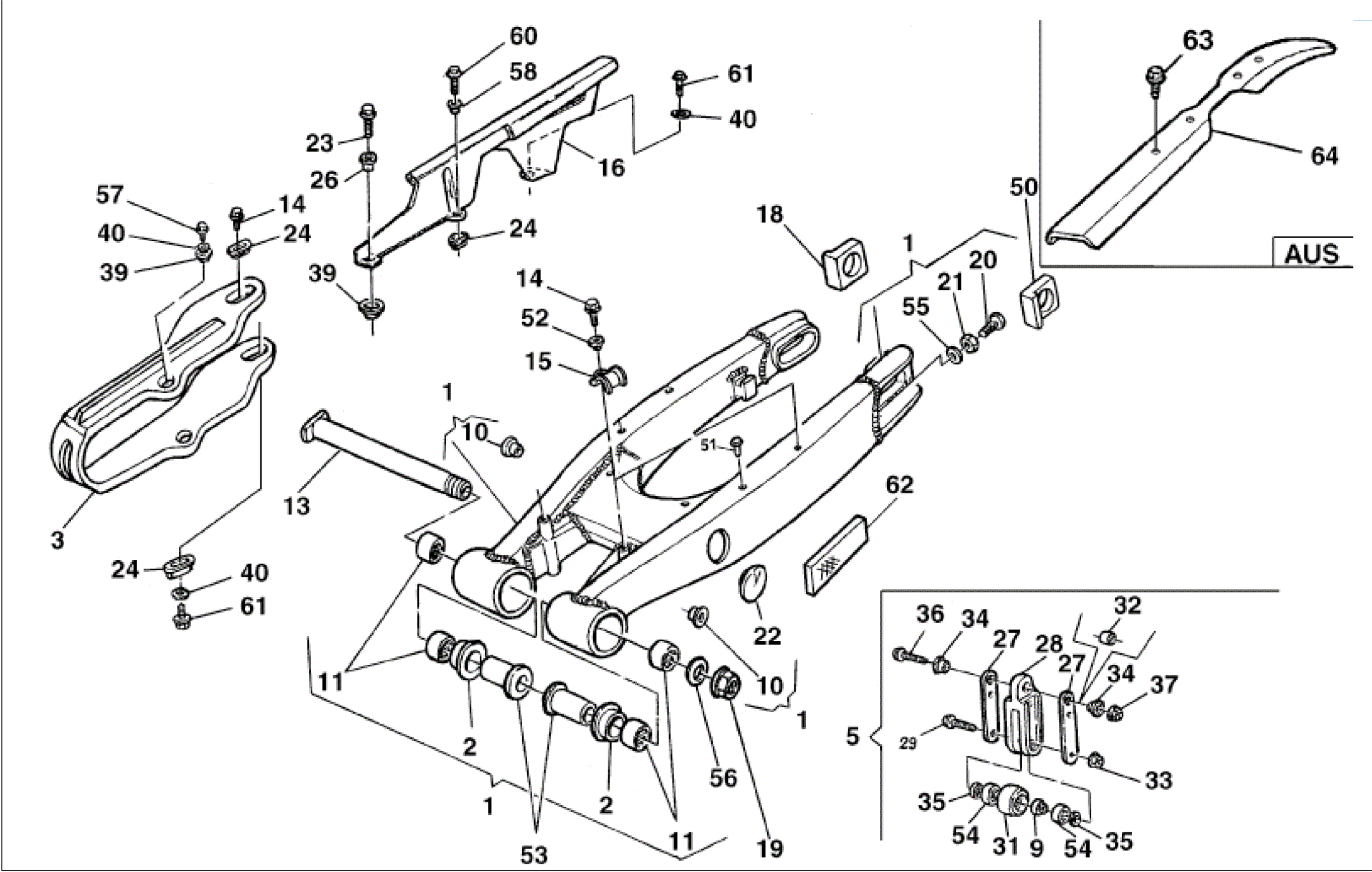 REAR SWING ARM