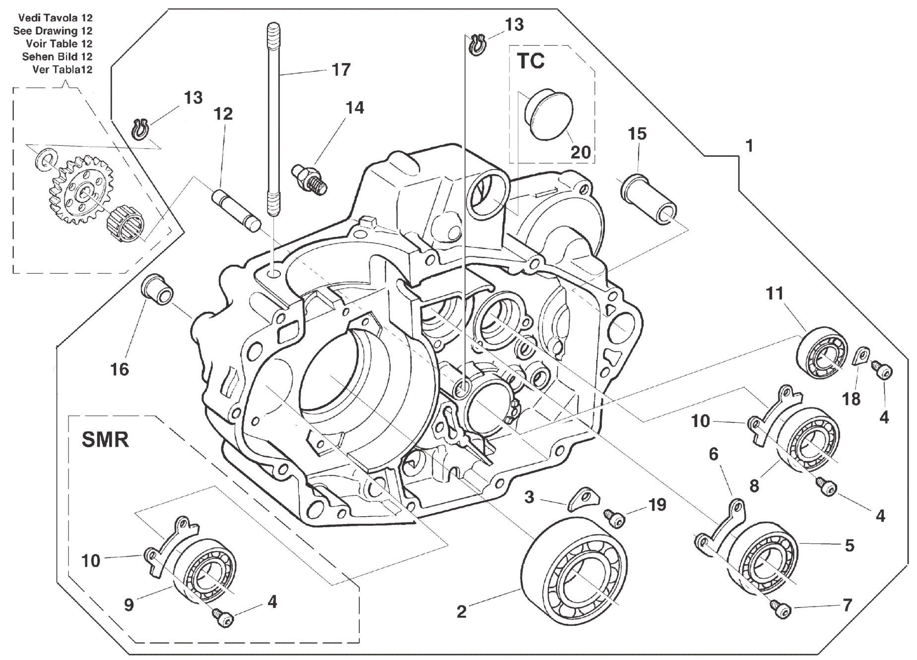 CRANKCASE CARTER R.H.