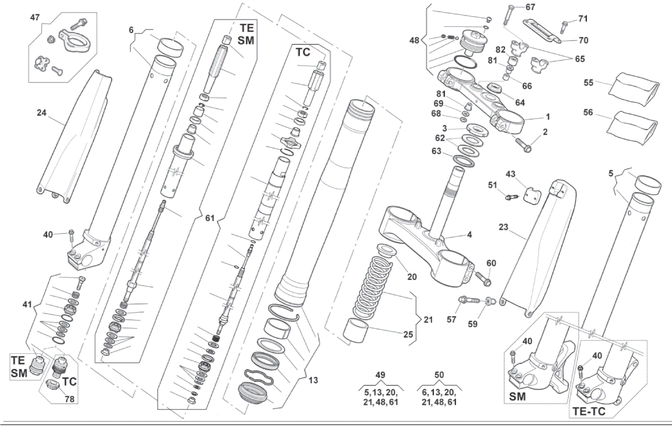 FRONT FORK (450-510)