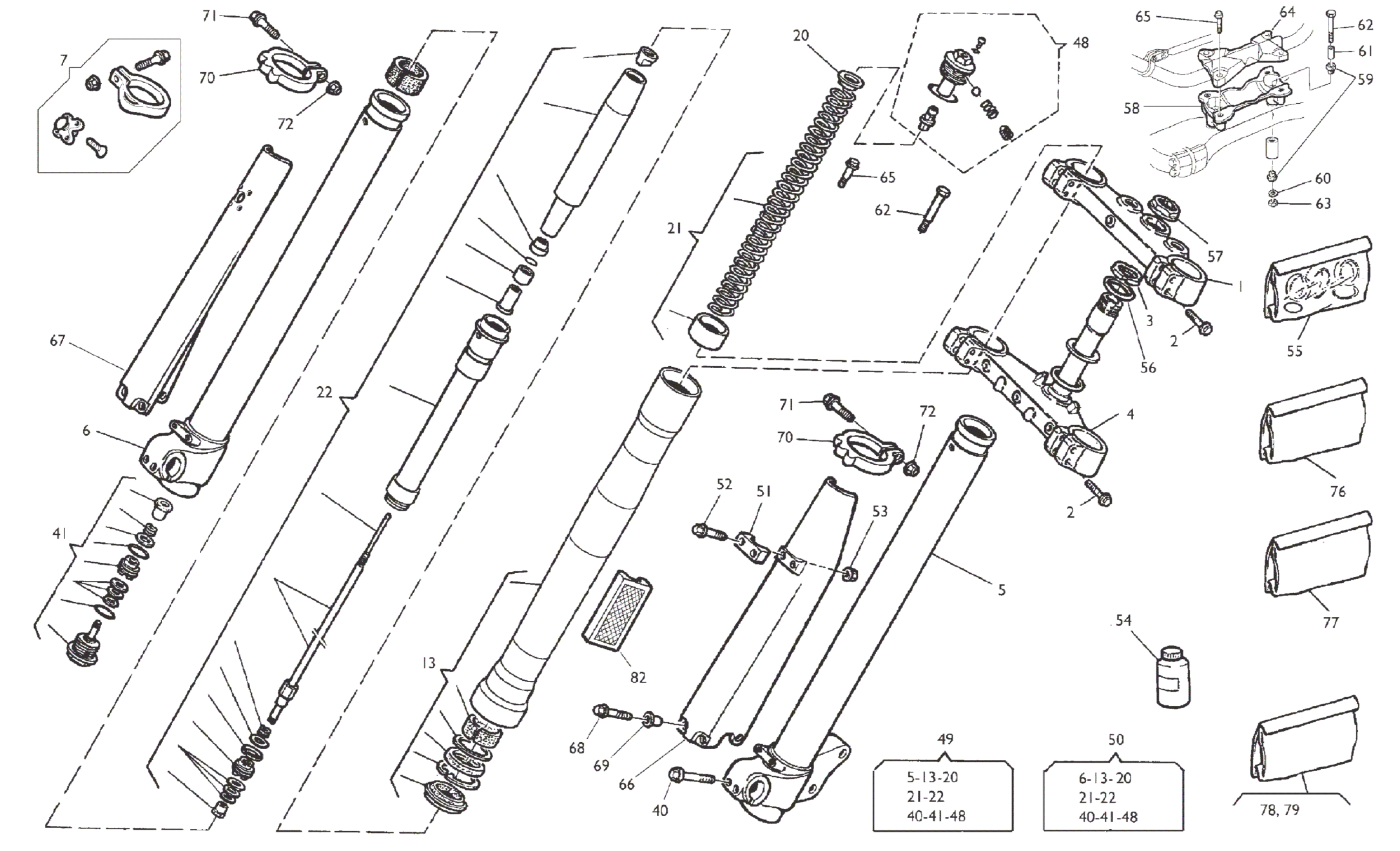 FRONT FORK (TE 250 EU2/EU3)