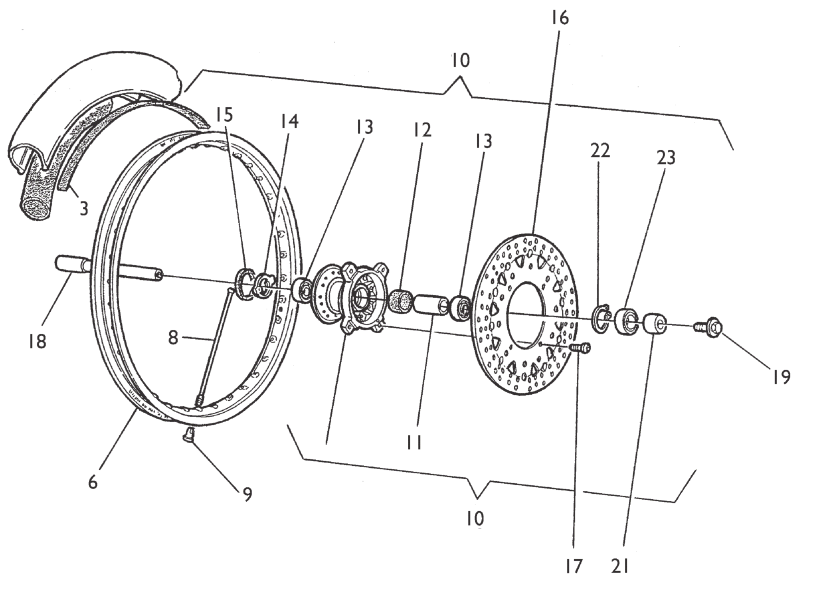 FRONT WHEEL (SMR)