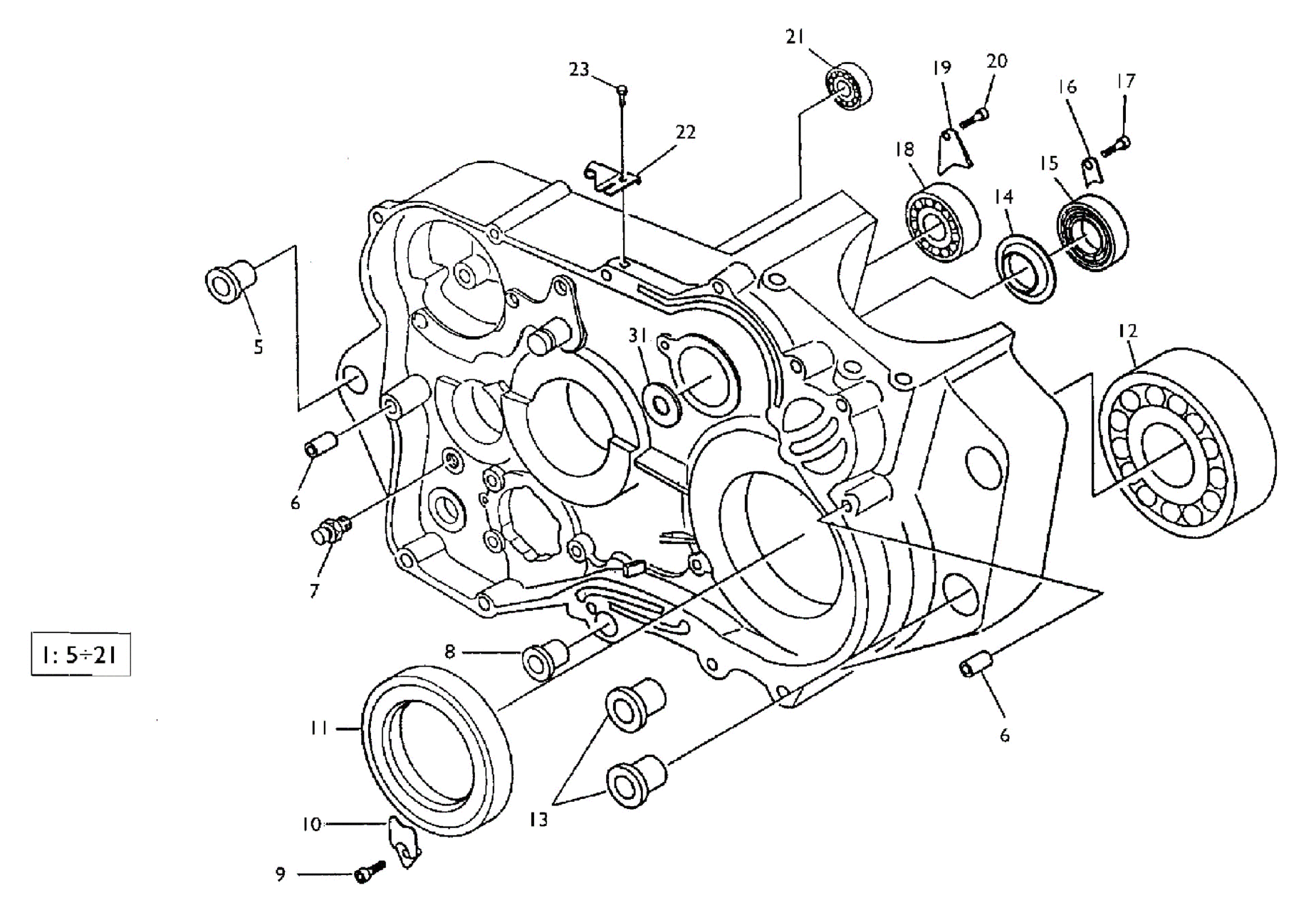 CRANKCASE CARTER R.H.