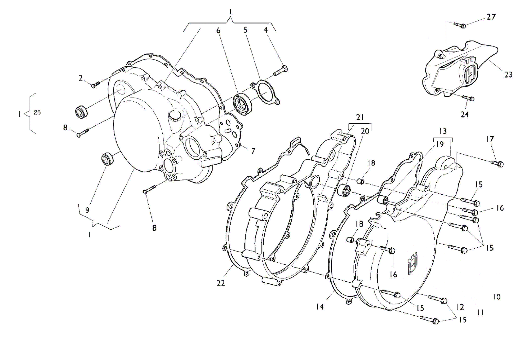 CRANKCASE COVERS