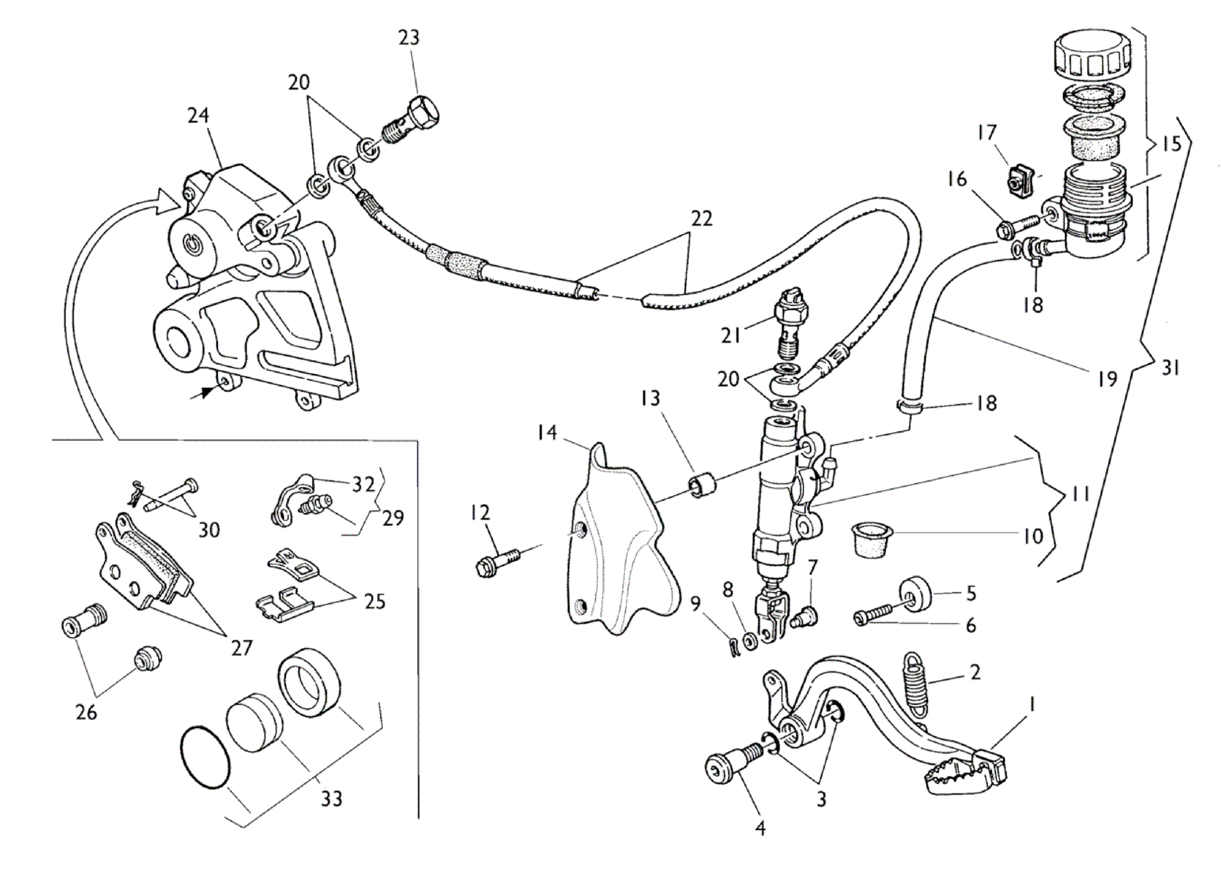 REAR BRAKE SYSTEM