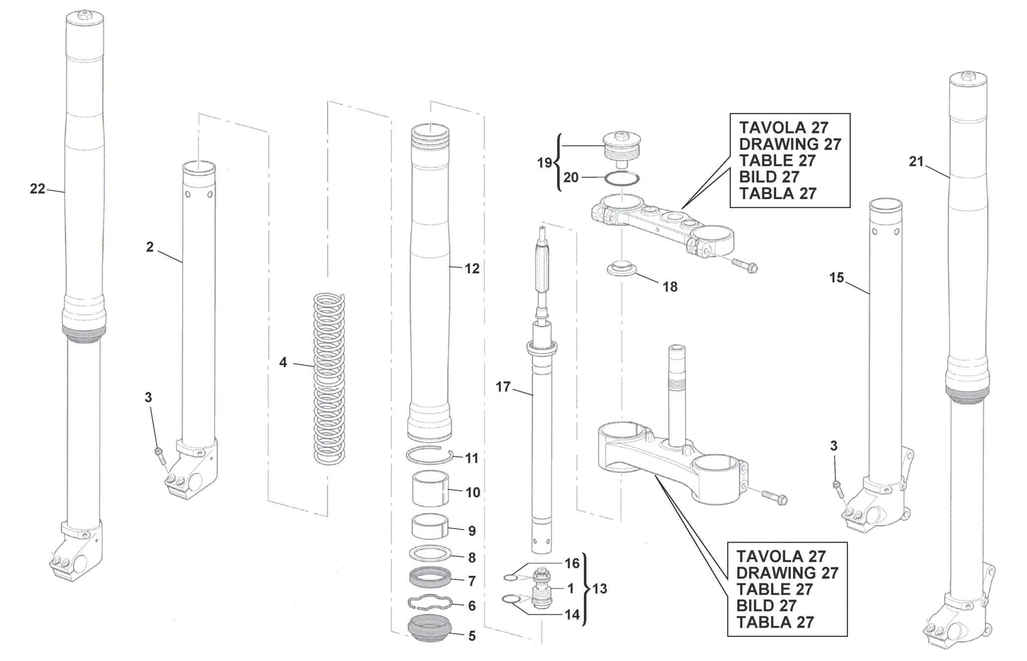 FRONT FORK ASSEMBLY