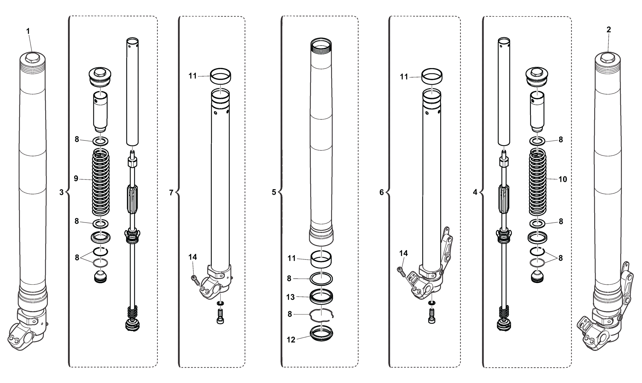 FRONT FORK ASSEMBLY