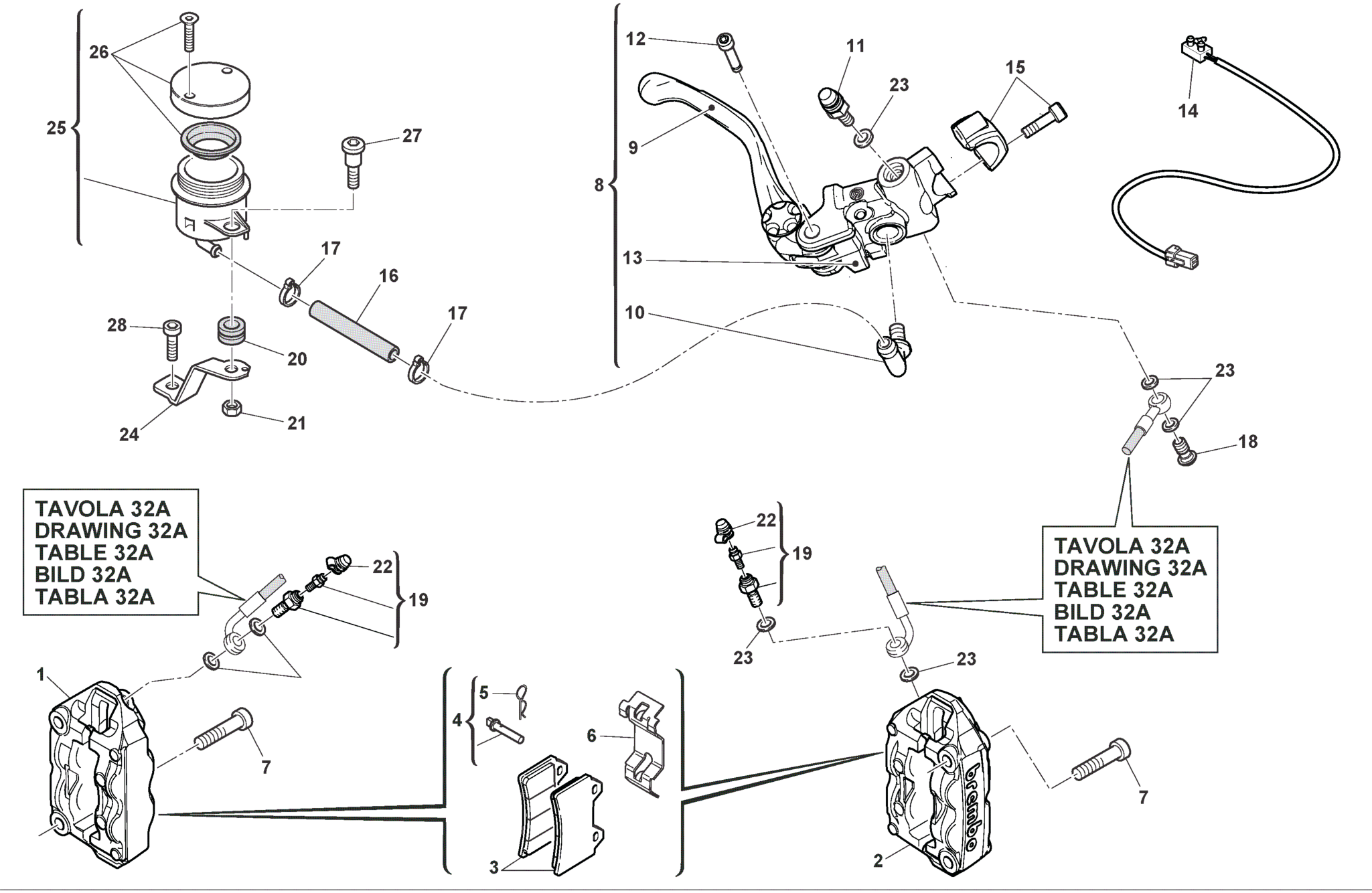 FRONT BRAKE (STD)