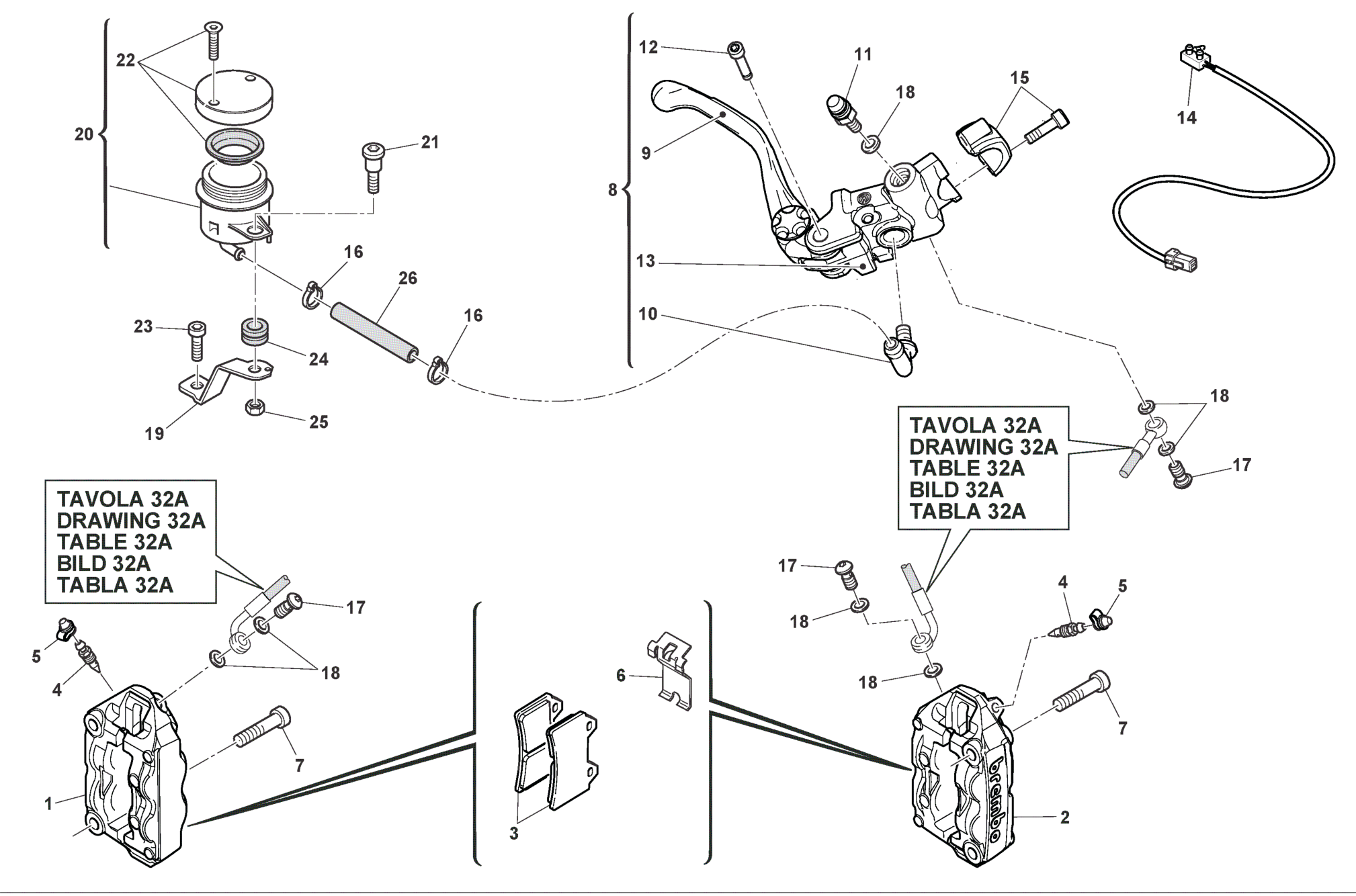 FRONT BRAKE (R)