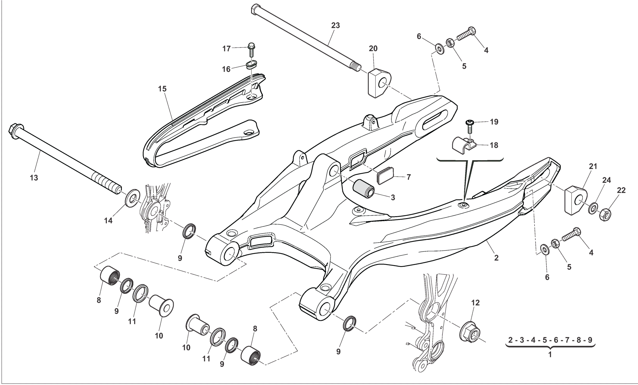 REAR SWING ARM