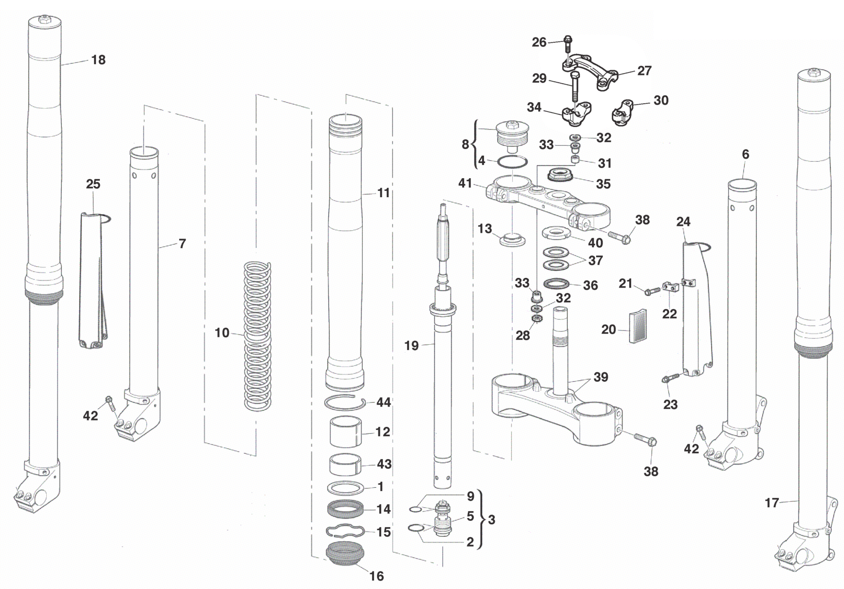 FRONT FORK ASSEMBLY