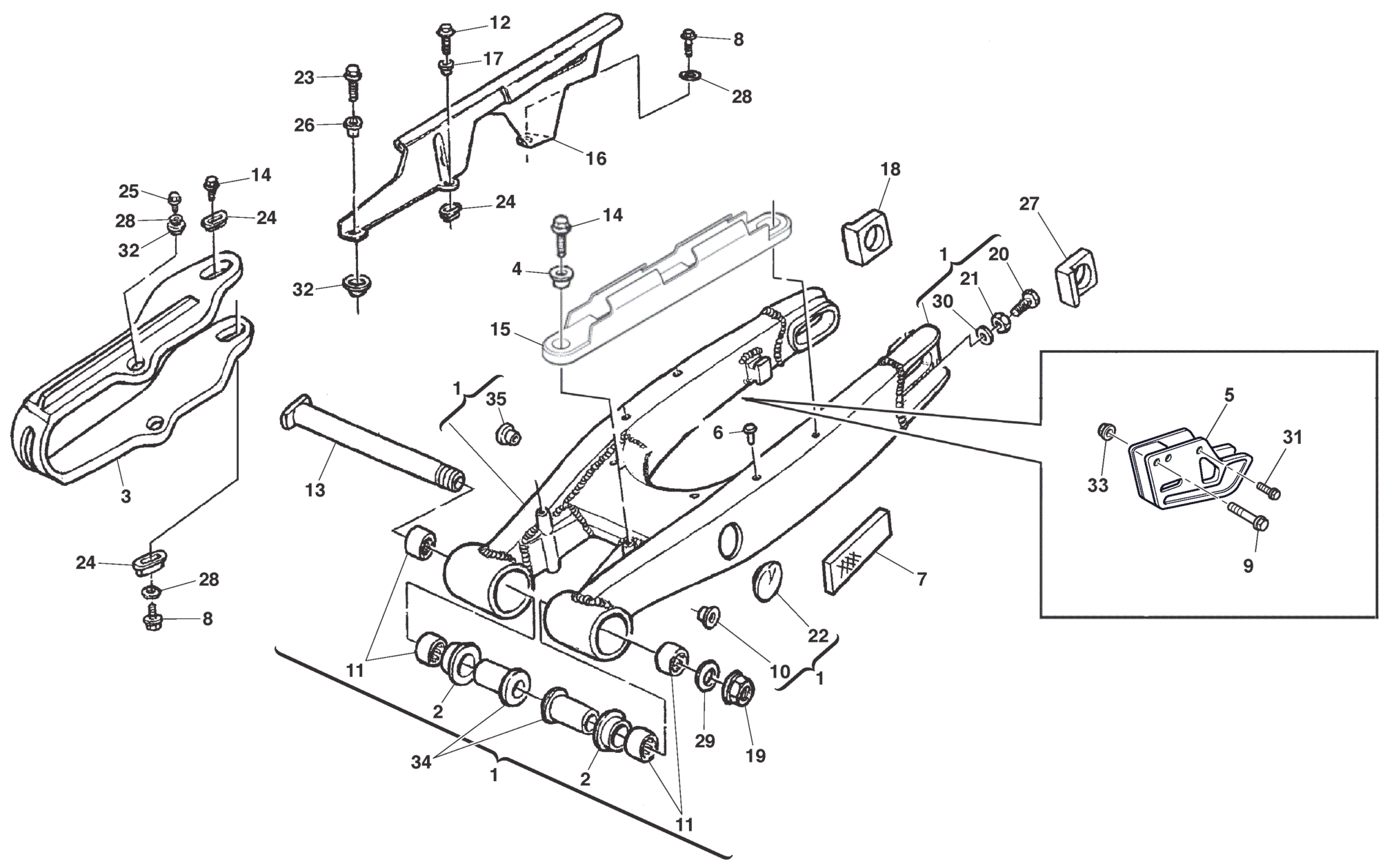 REAR SWING ARM