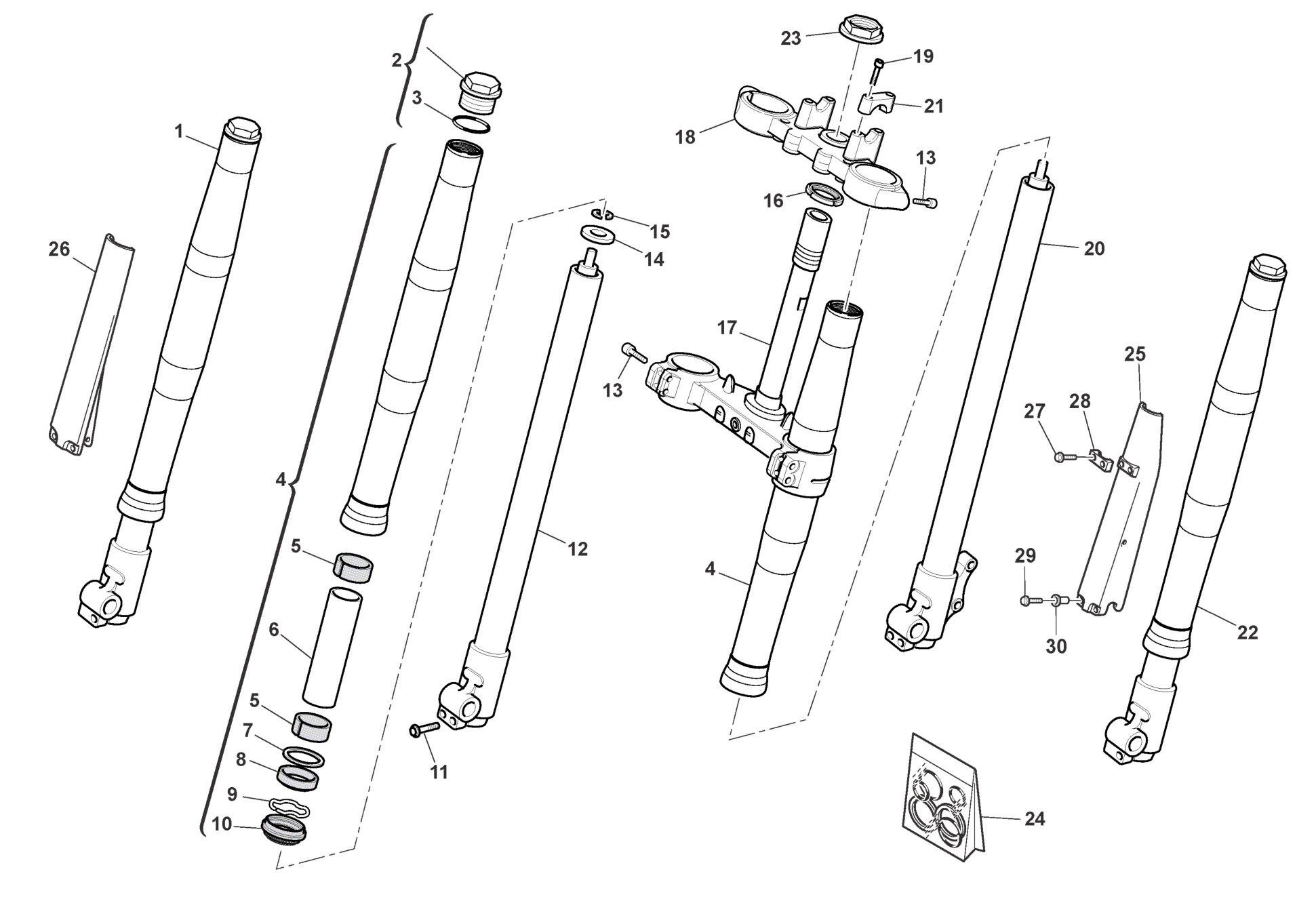 FRONT FORK ASSEMBLY