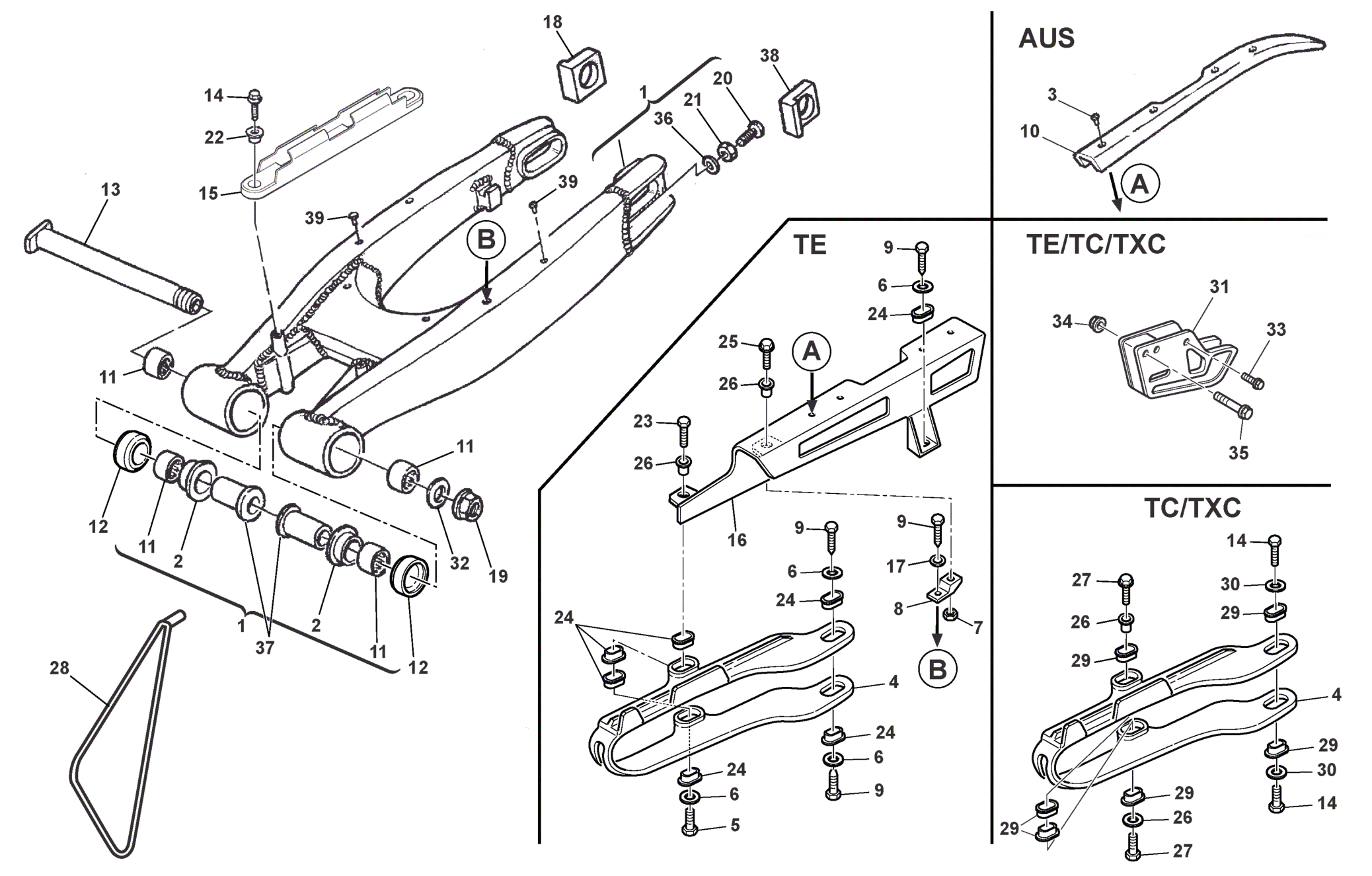 REAR SWING ARM