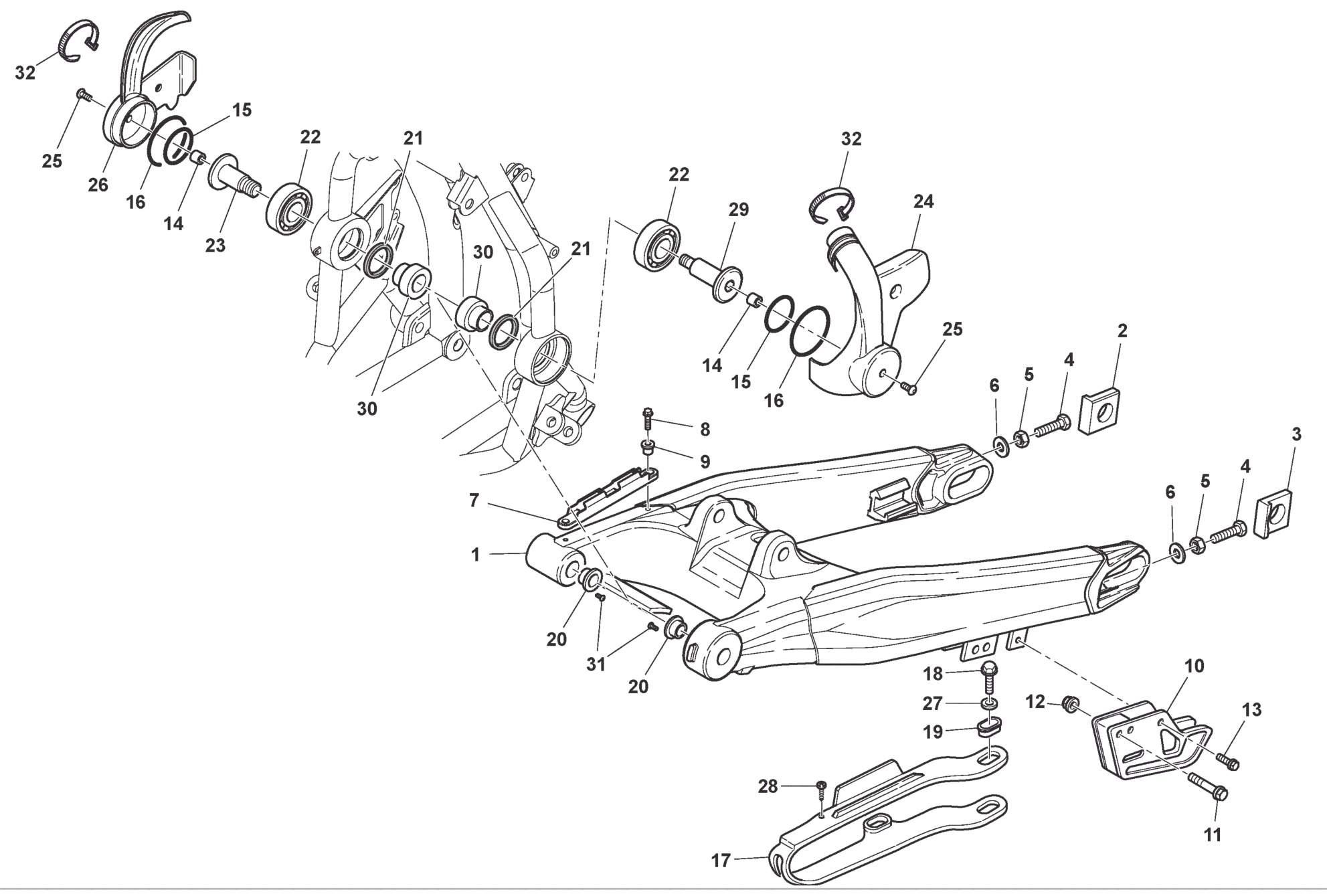 REAR SWING ARM