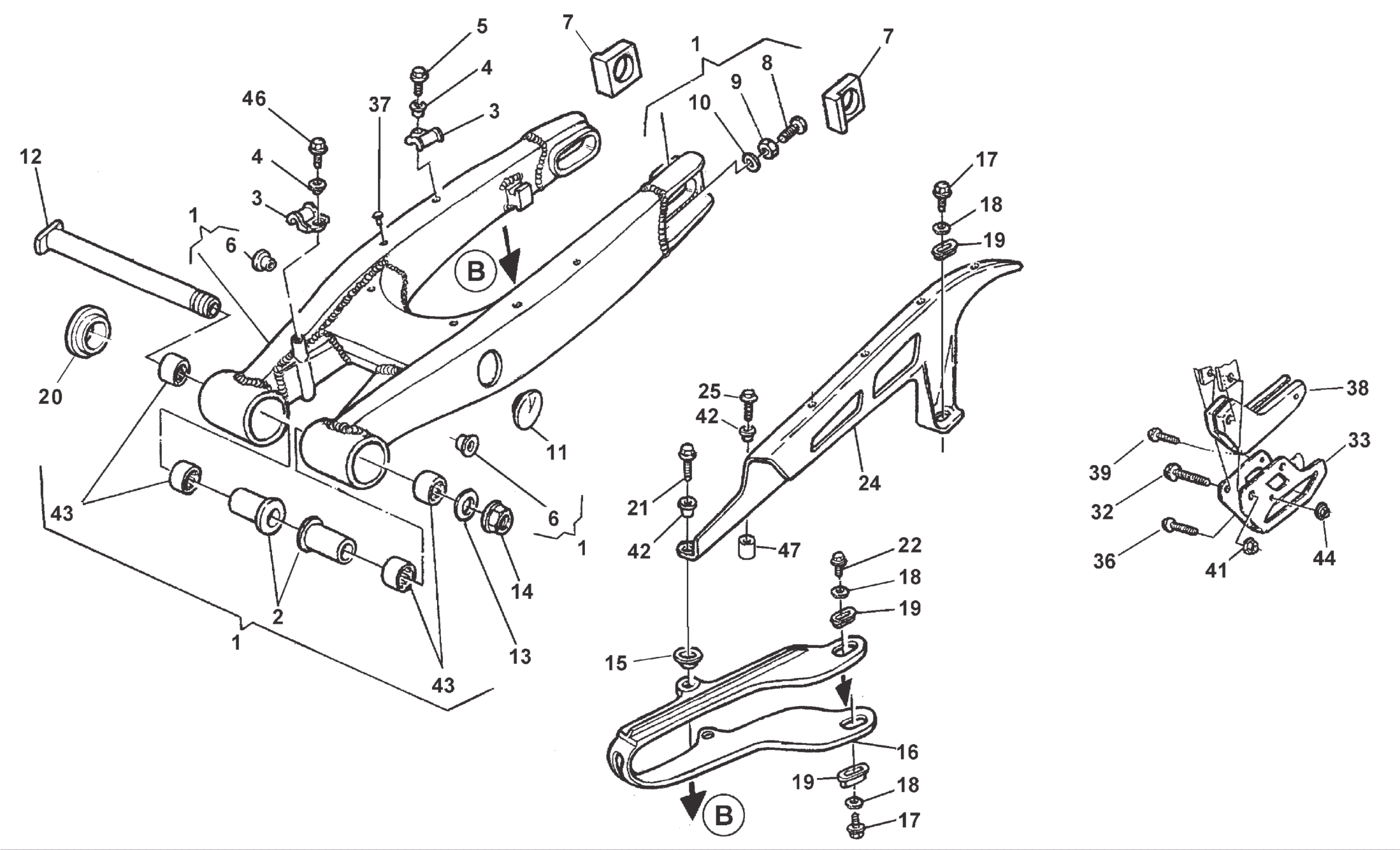 REAR SWING ARM