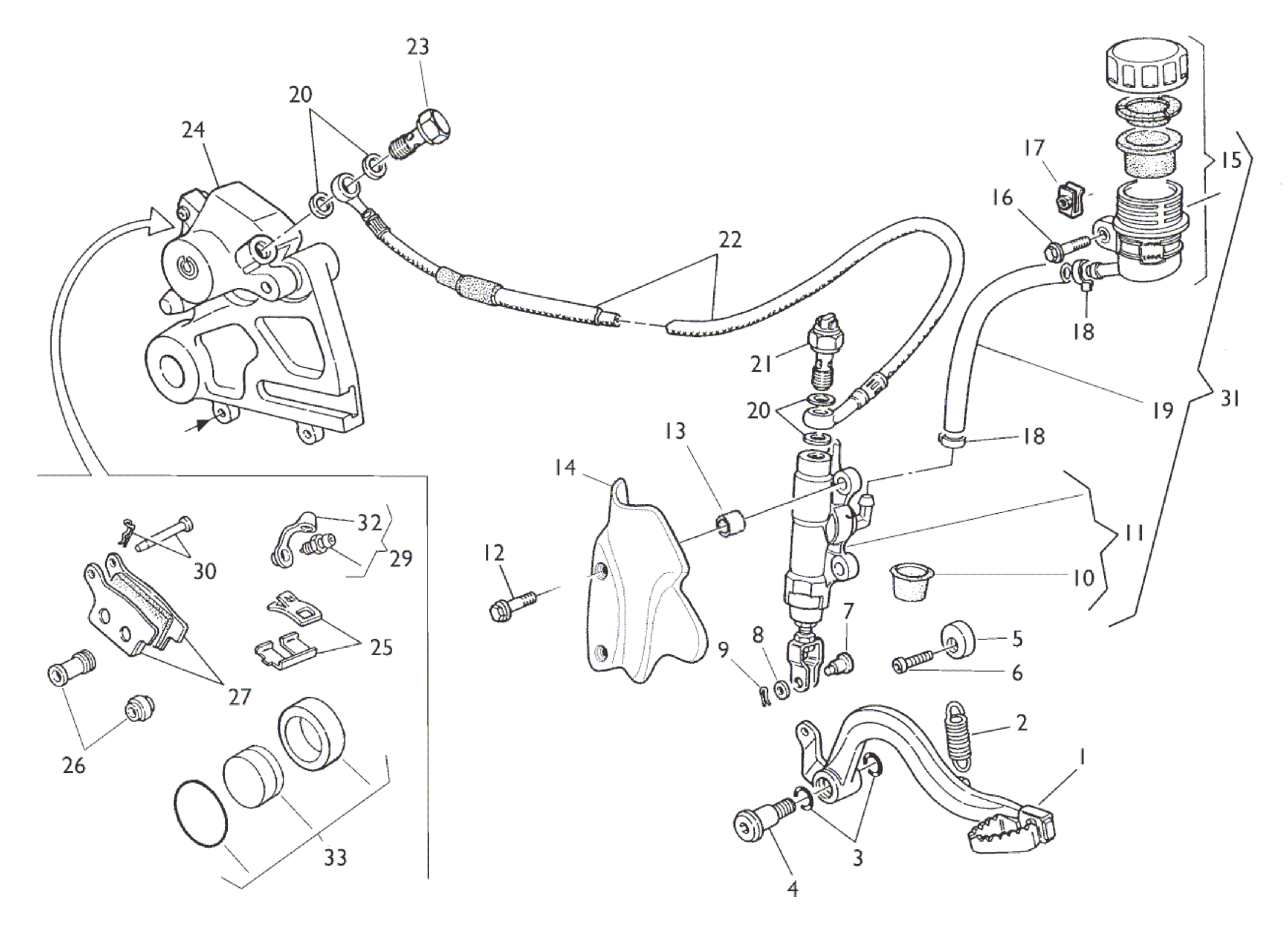 REAR BRAKE SYSTEM