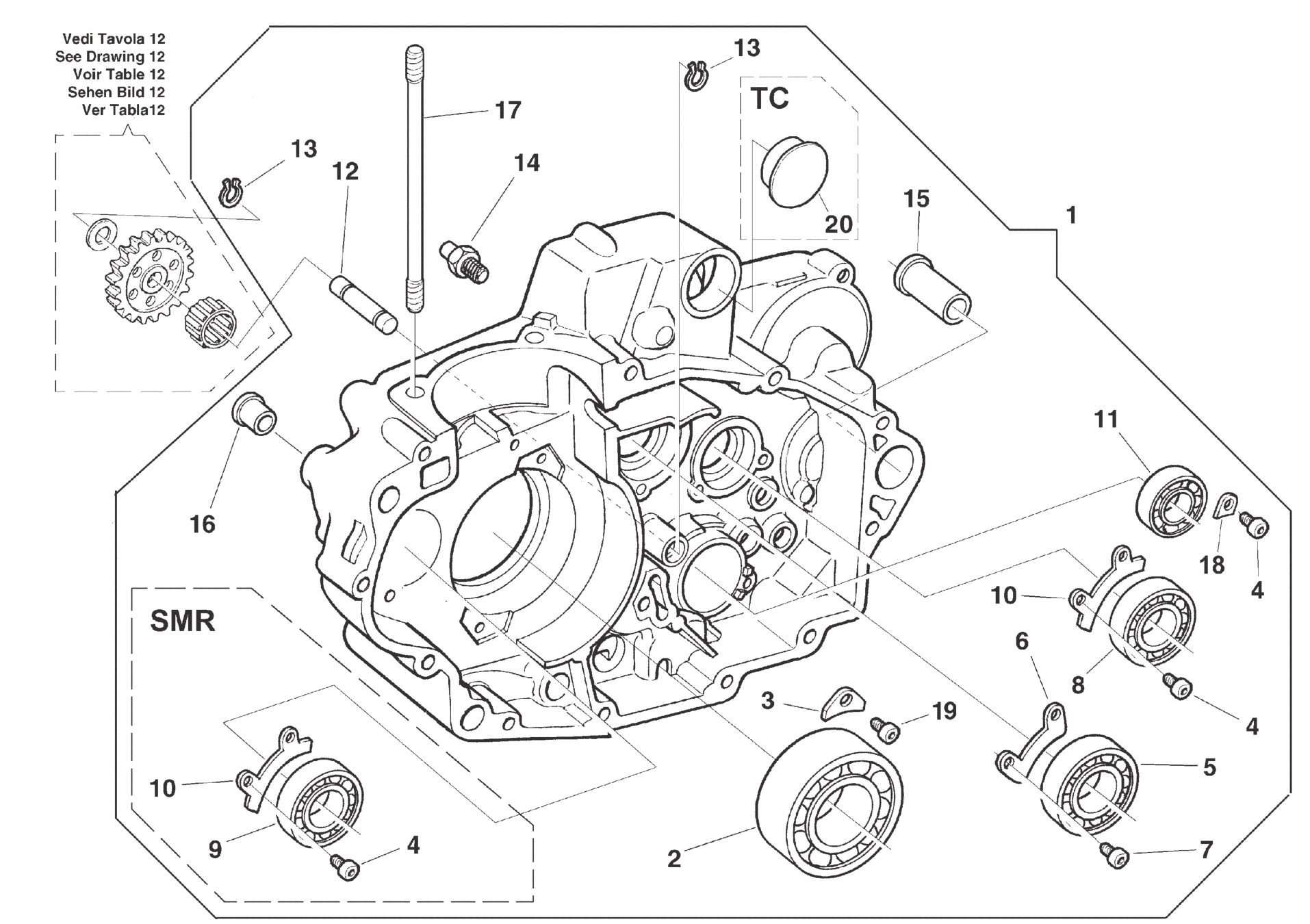 CRANKCASE CARTER R.H.