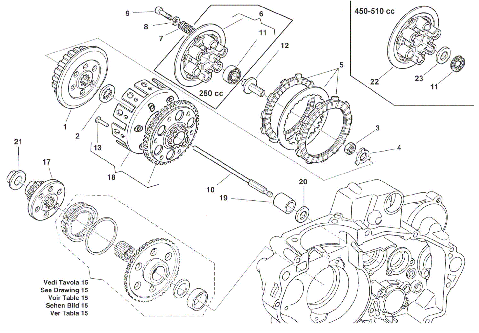 PRIMARY DRIVE - CLUTCH