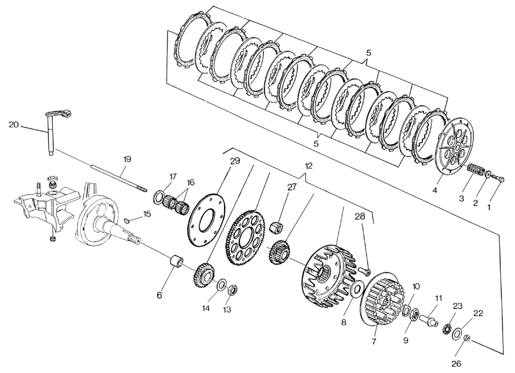 PRIMARY DRIVE - CLUTCH