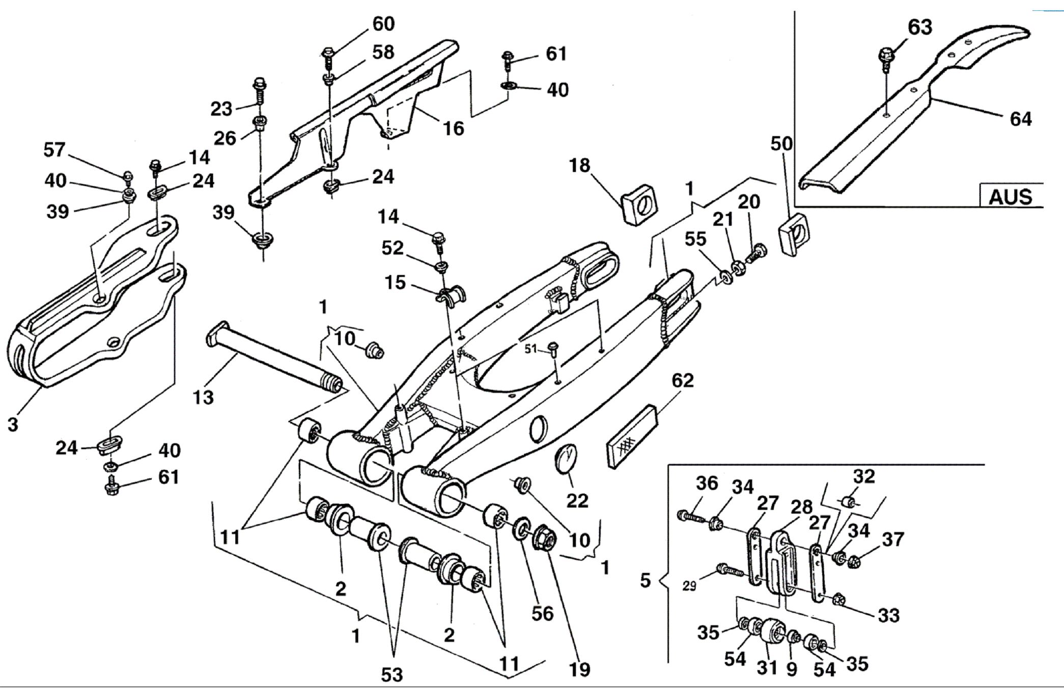 REAR SWING ARM