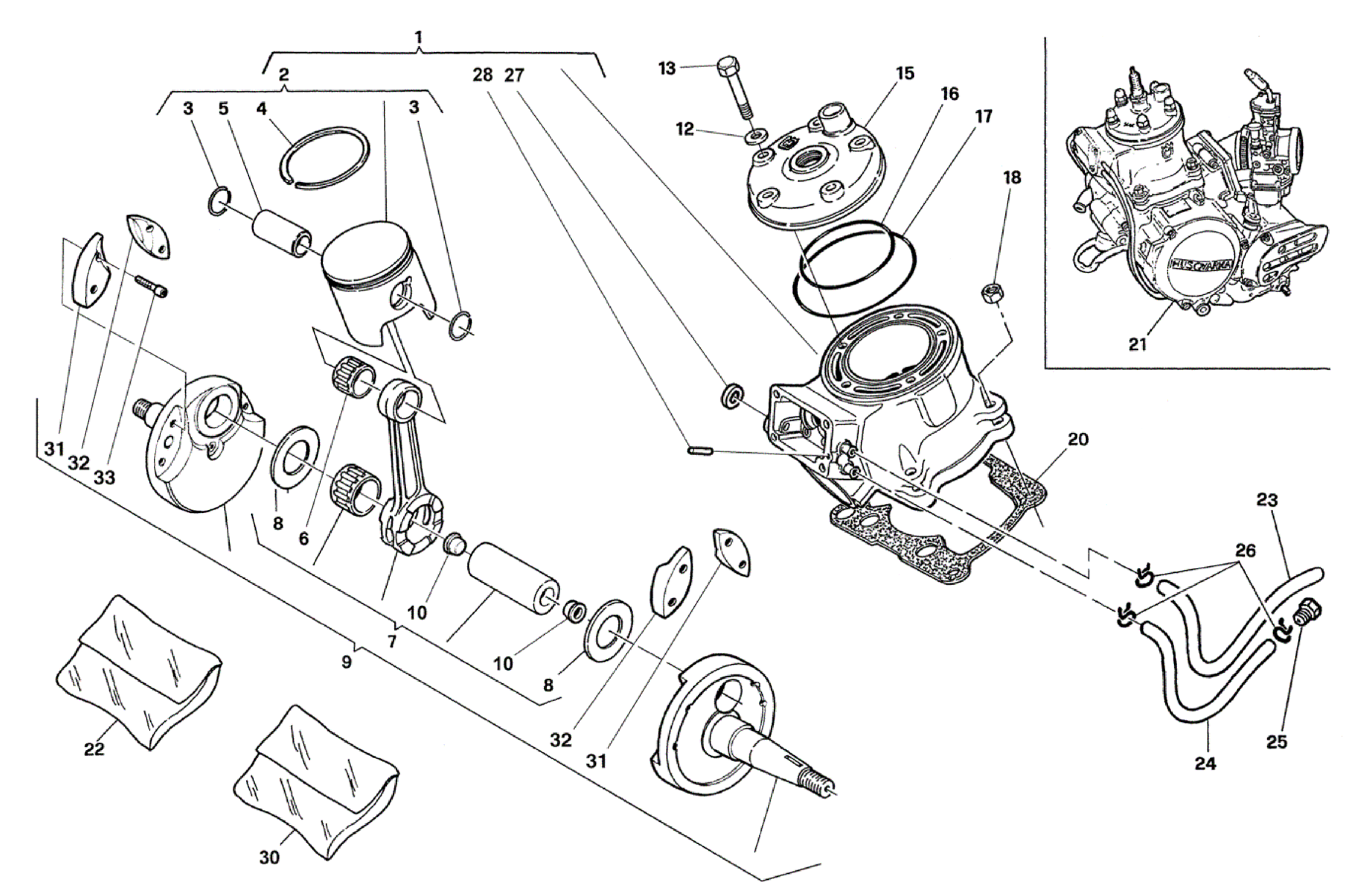 CRANKSHAFT - CYLINDER