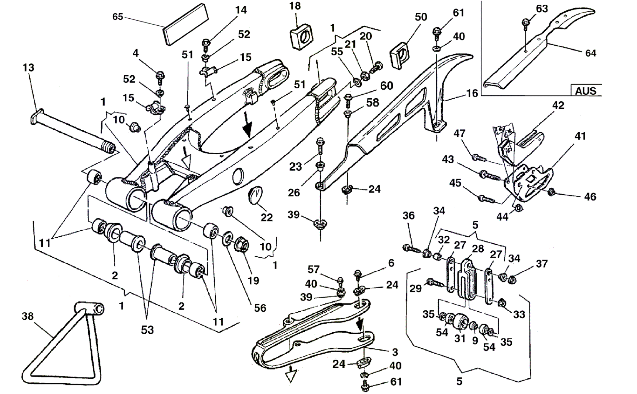 REAR SWING ARM